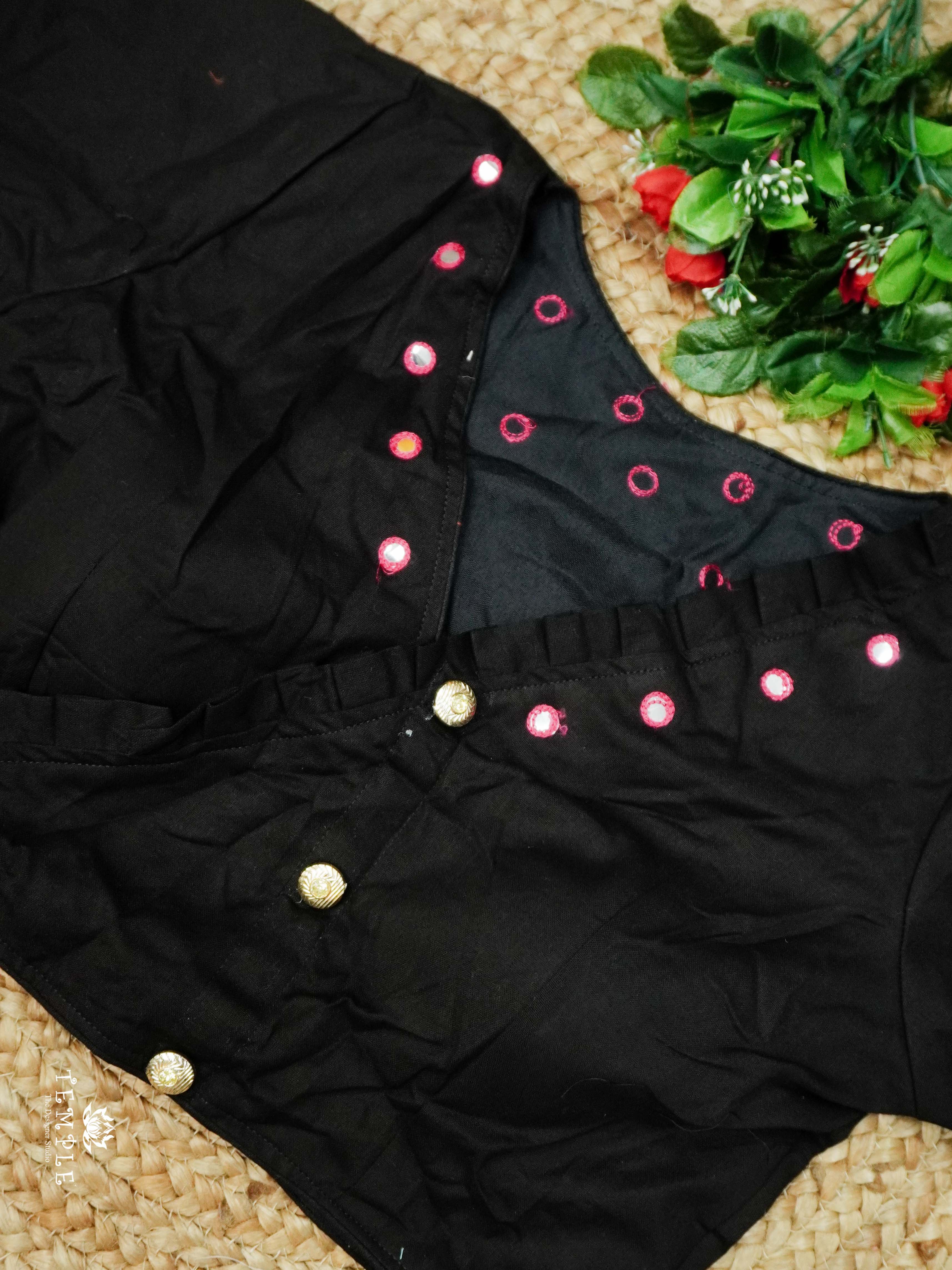 Readymade Blouse With Angrakha Pattern  | TTDS2554