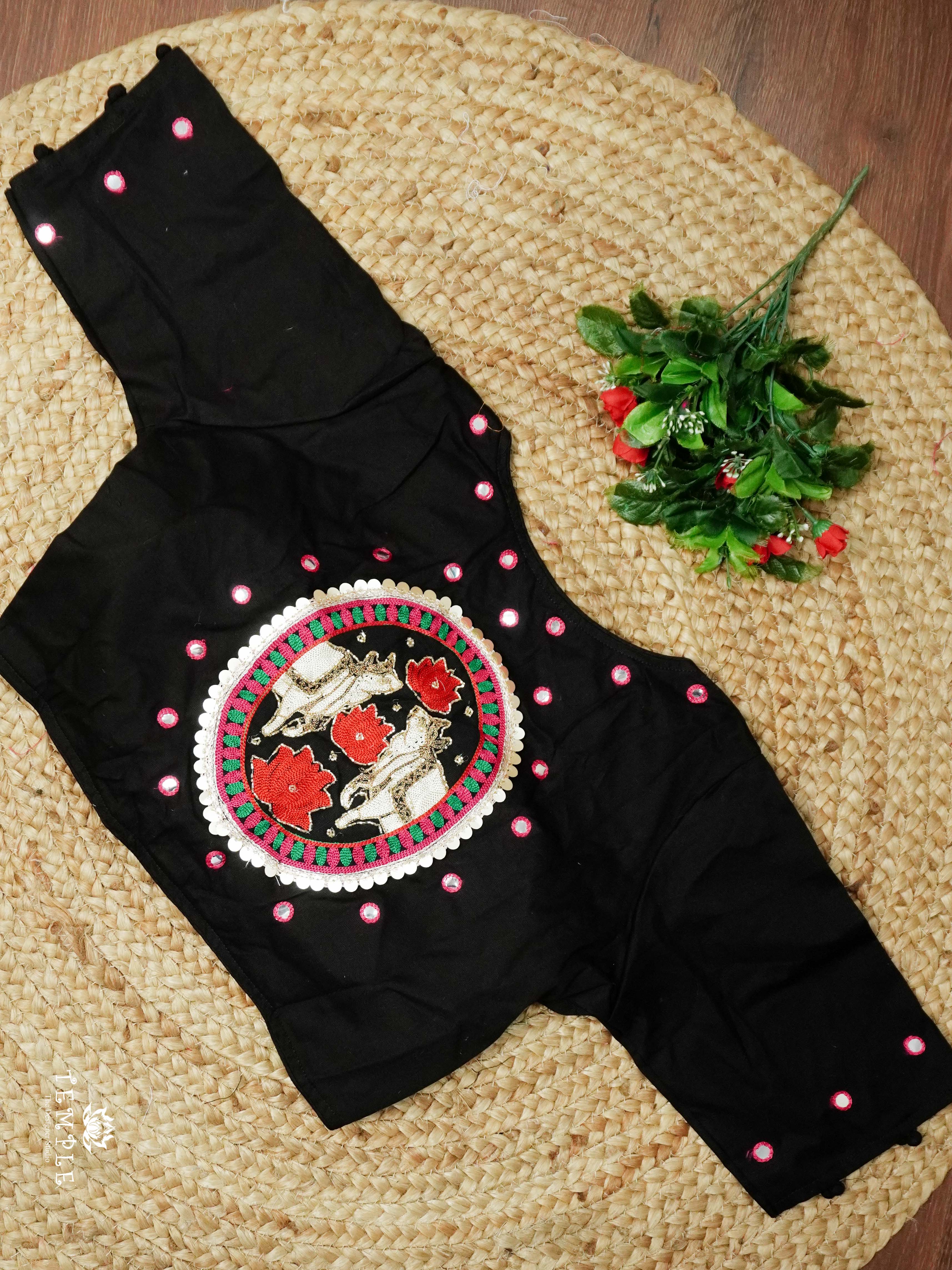 Readymade Blouse With Angrakha Pattern  | TTDS2554