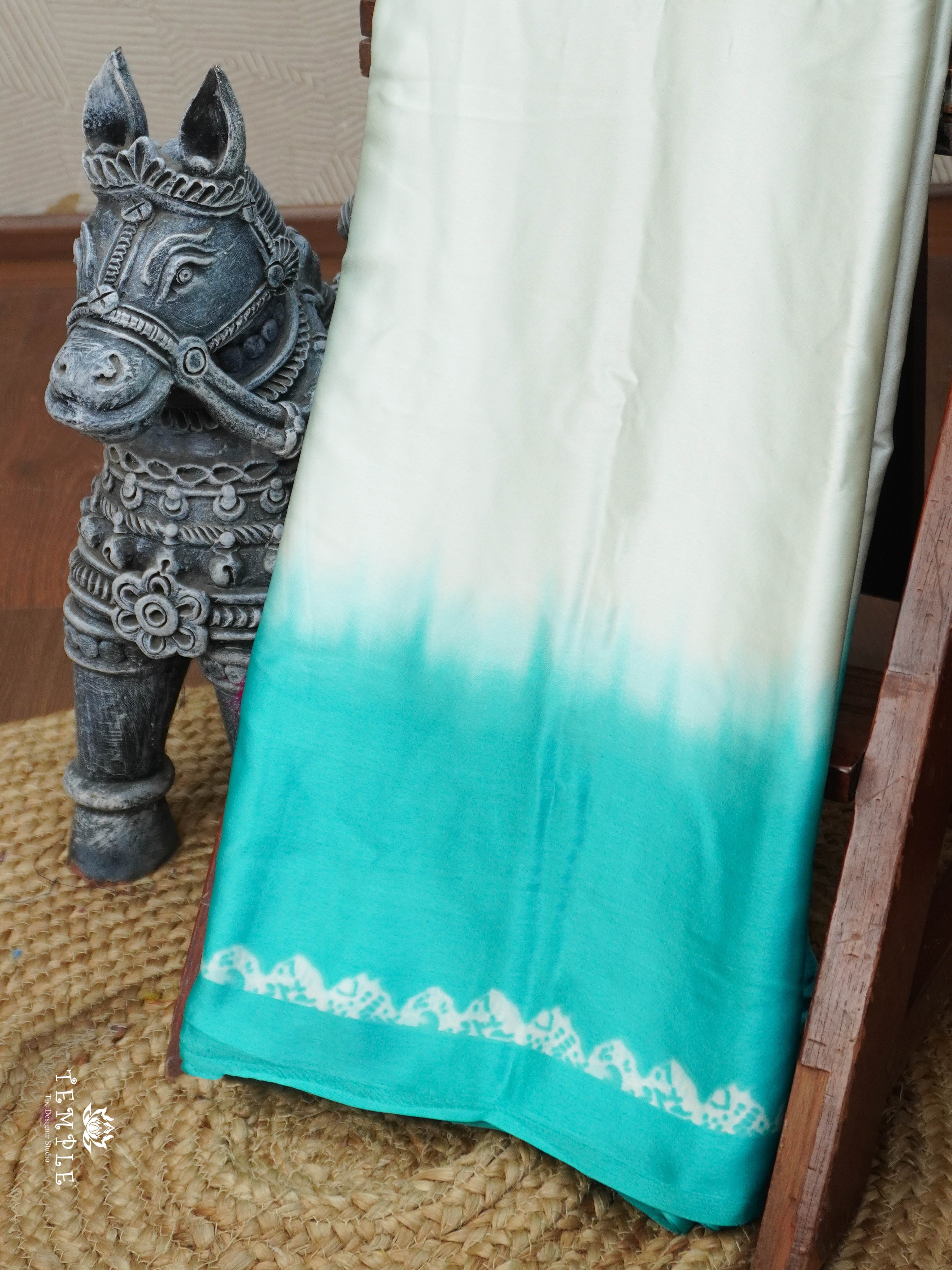 Bandhini Print Modal Silk Saree | TTDS3021