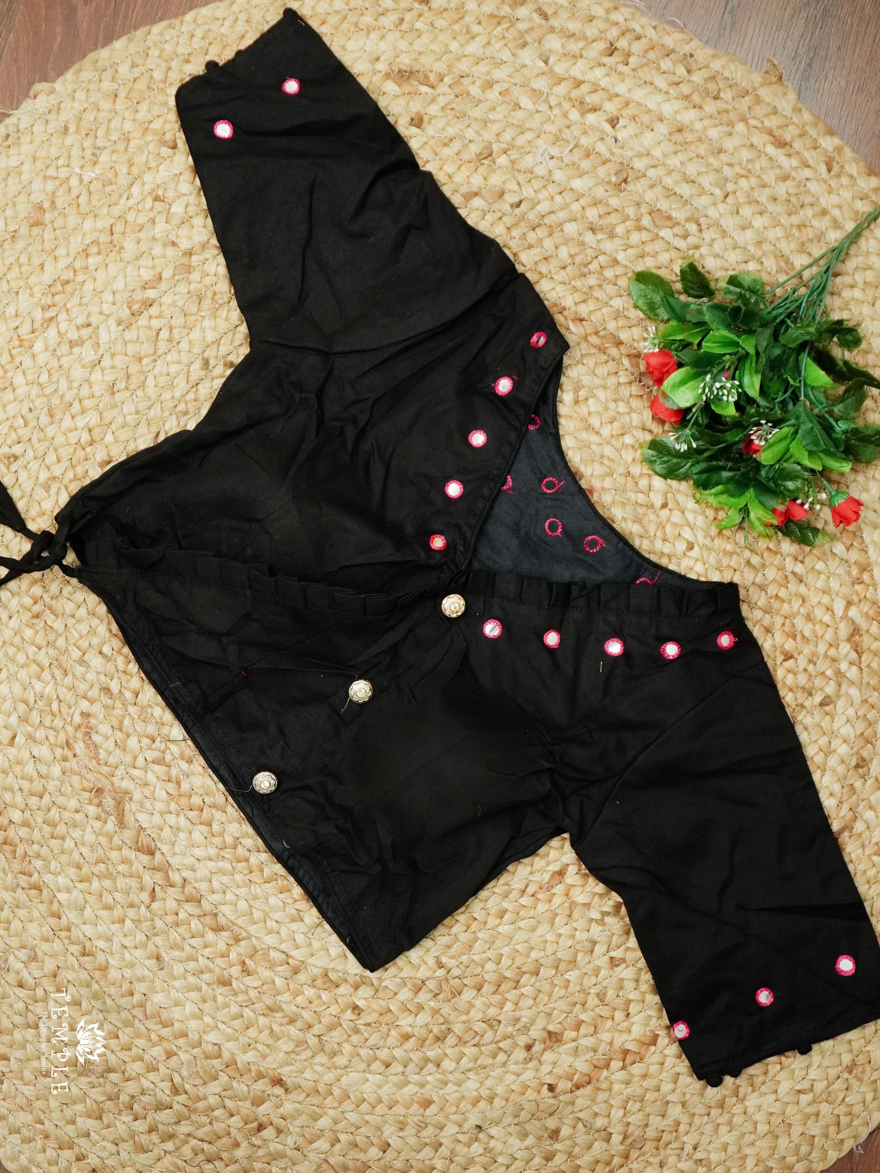 Readymade Blouse With Angrakha Pattern  | TTDS2554