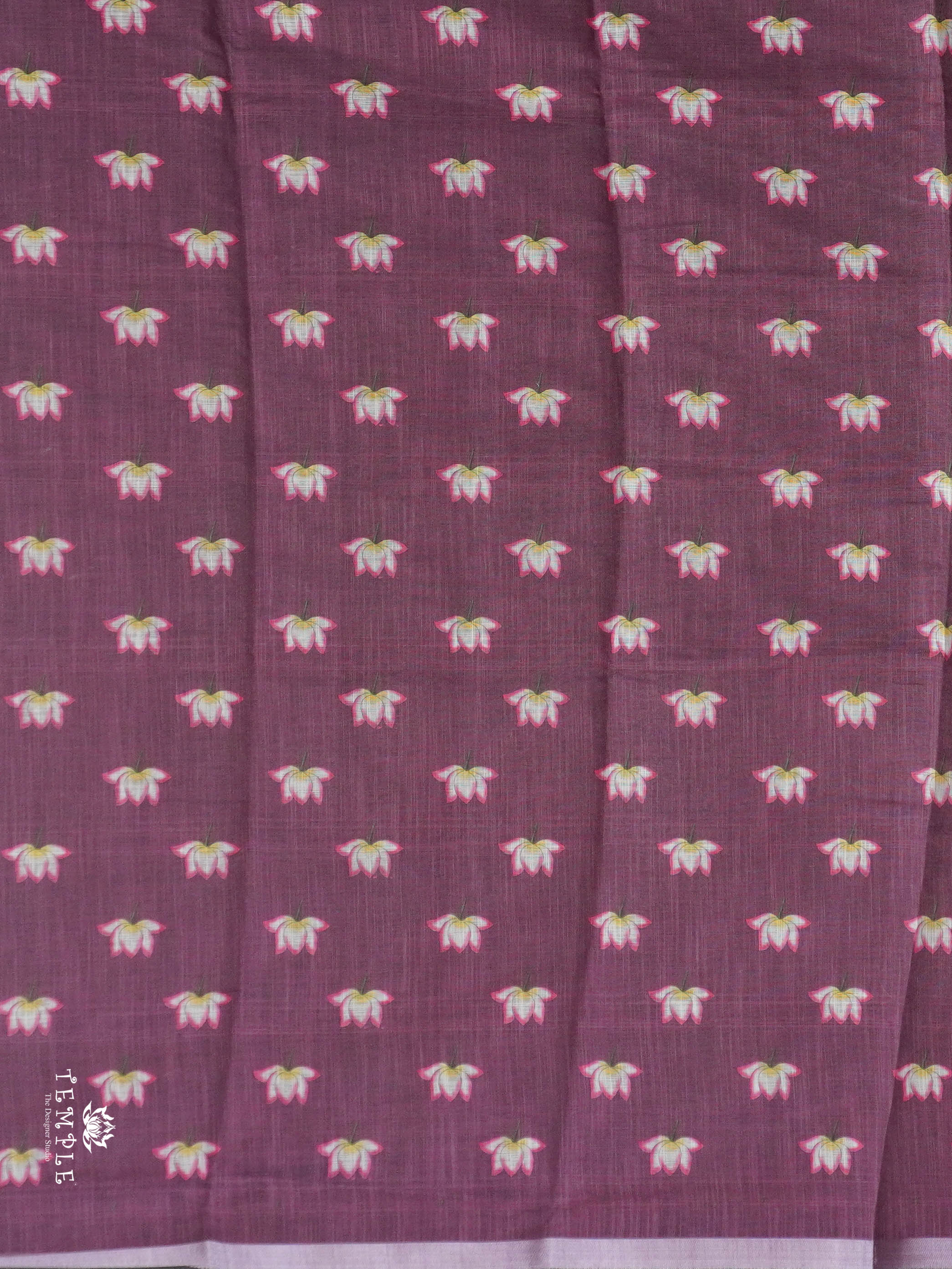 Linen Cotton Saree | TTDS3034