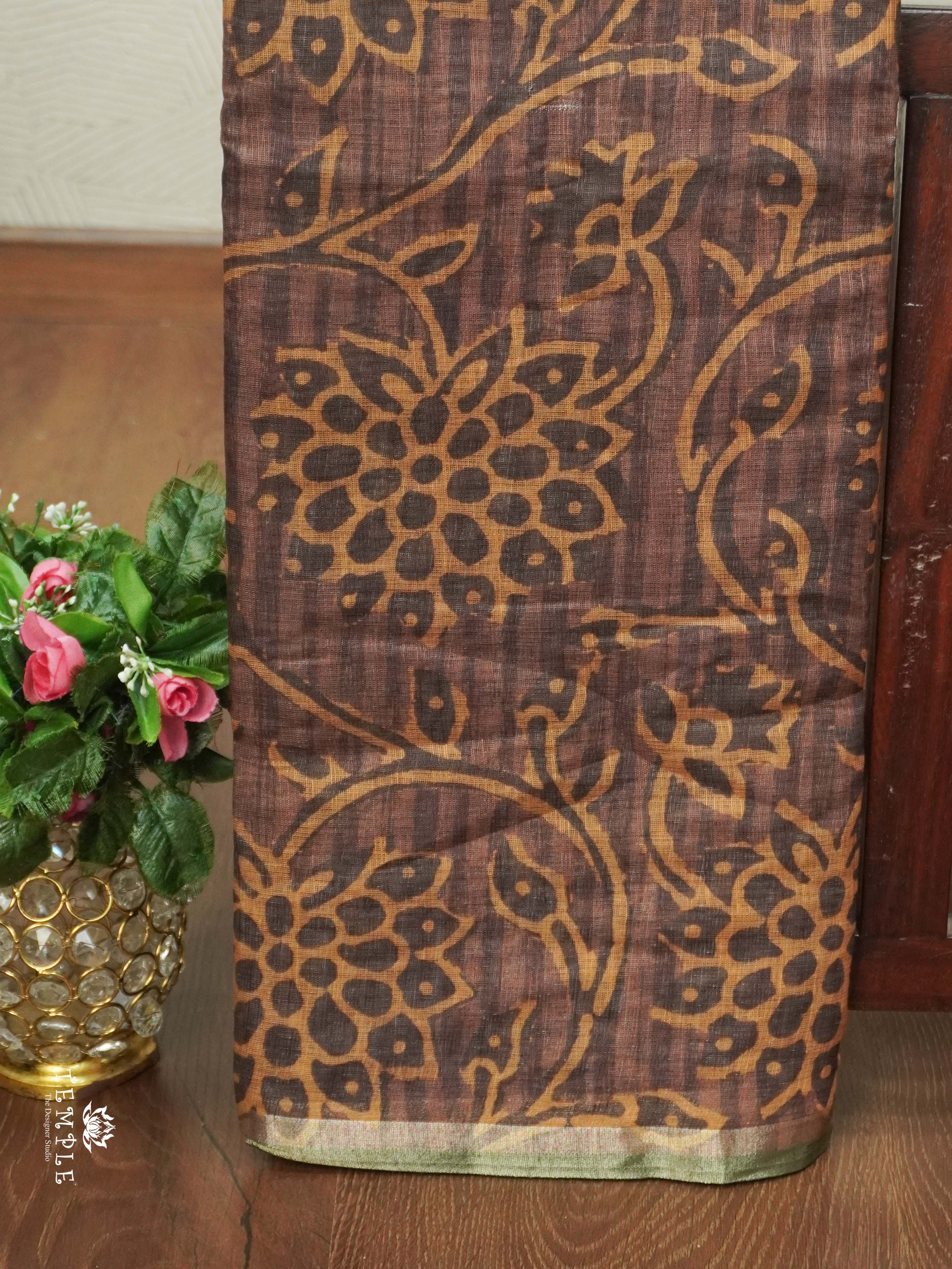 Chanderi Cotton Saree | TTDS2558