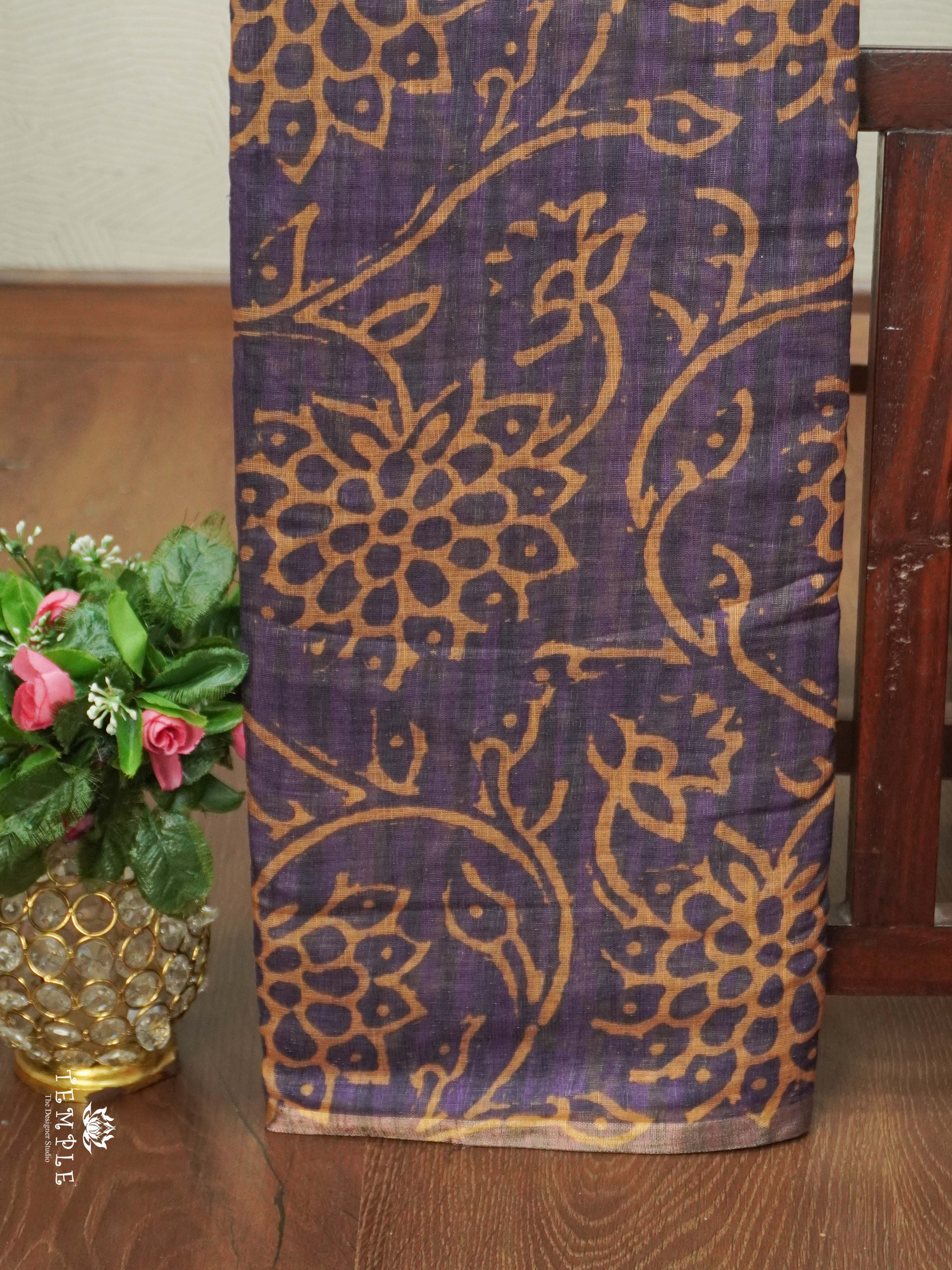 Chanderi Cotton Saree | TTDS2558