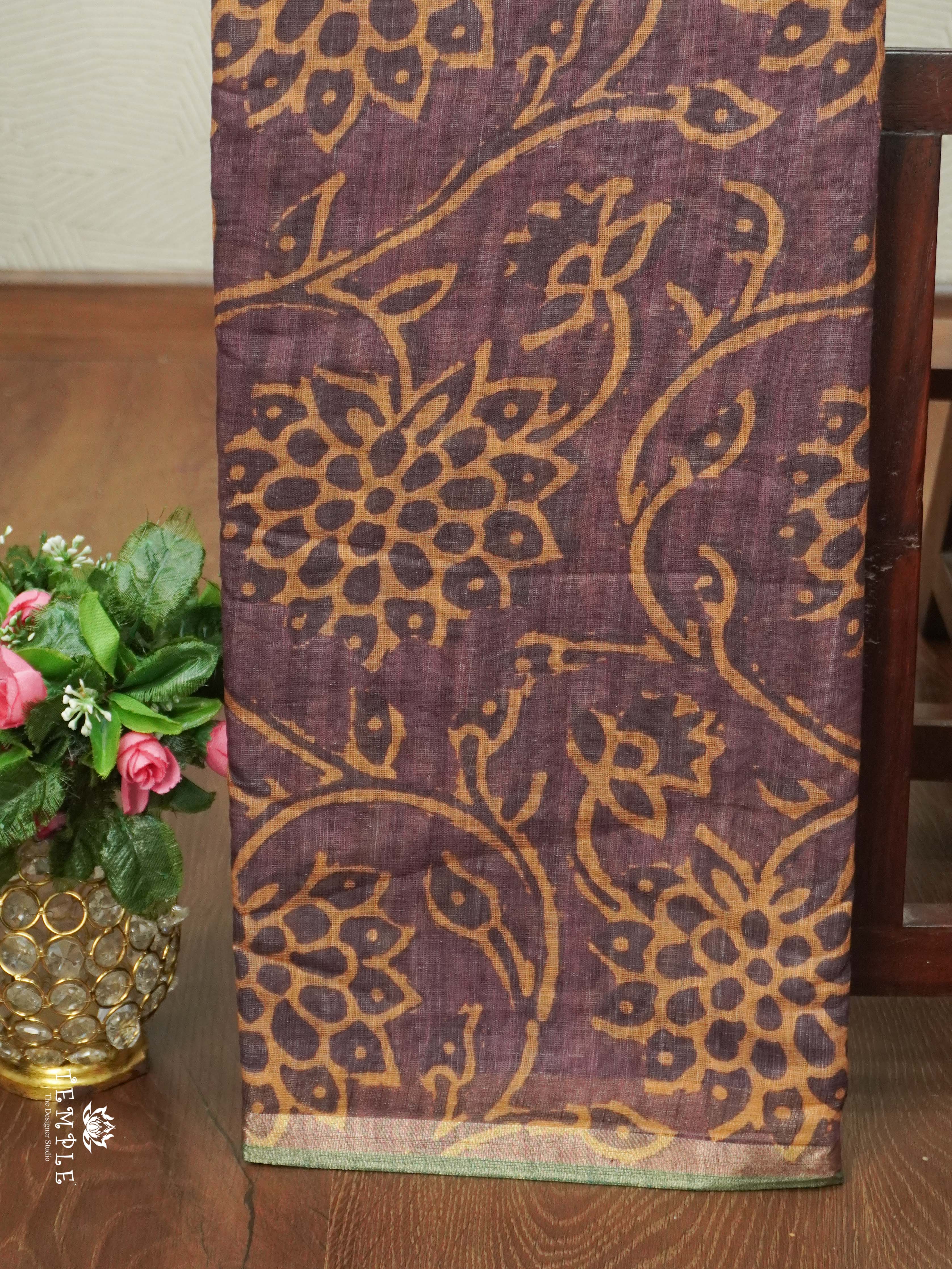 Chanderi Cotton Saree | TTDS2558
