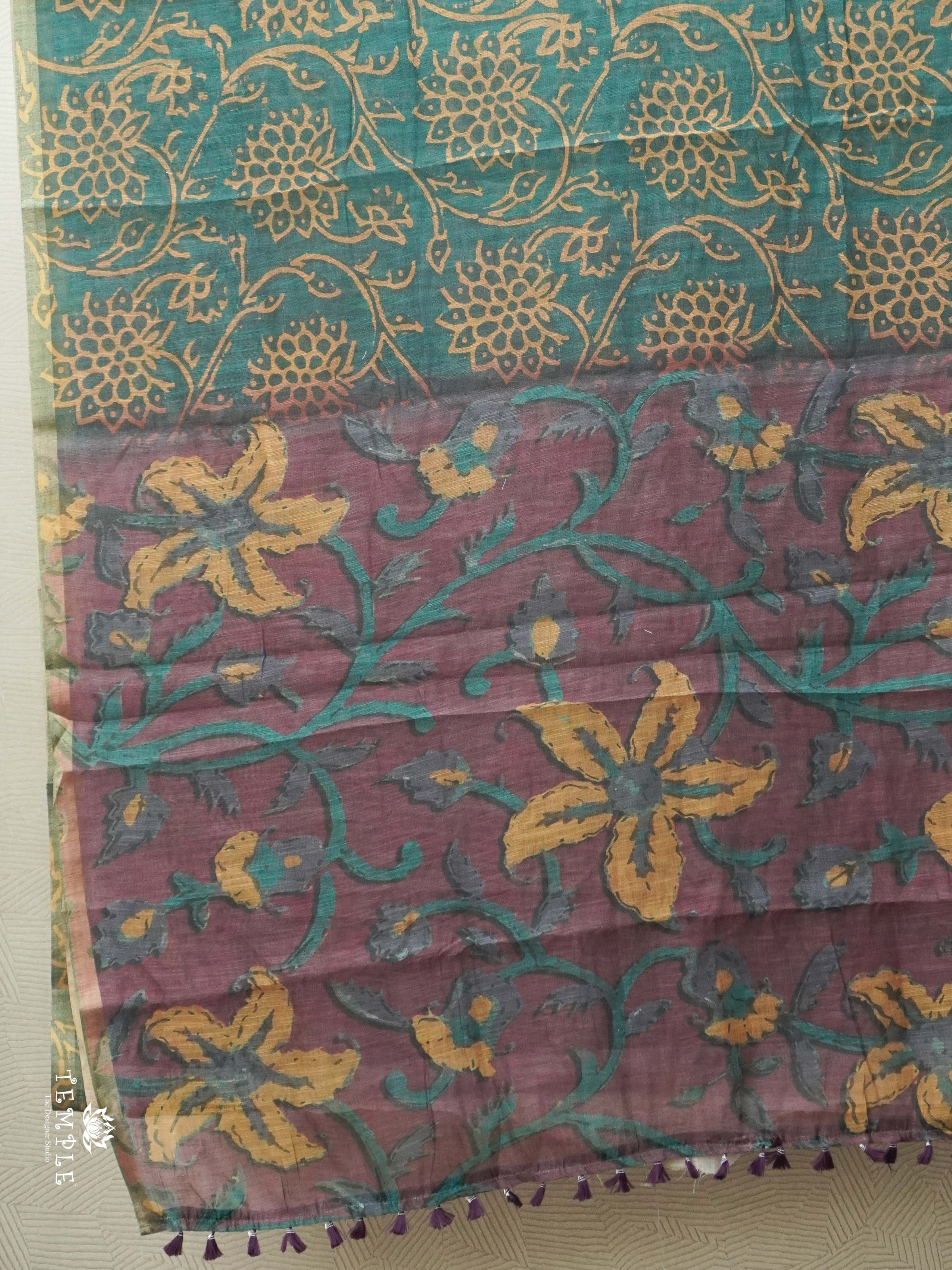 Chanderi Cotton Saree | TTDS2558