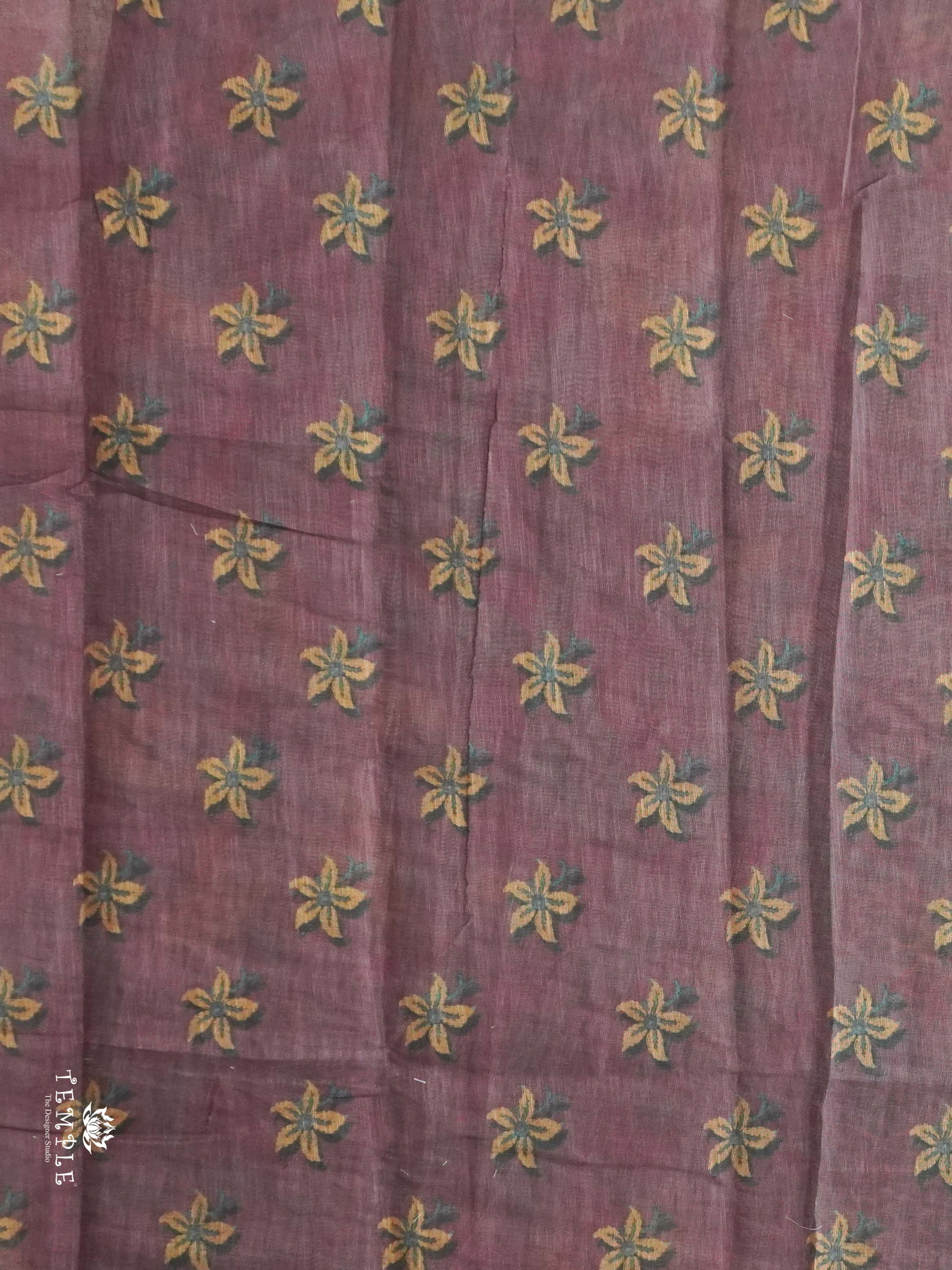 Chanderi Cotton Saree | TTDS2558