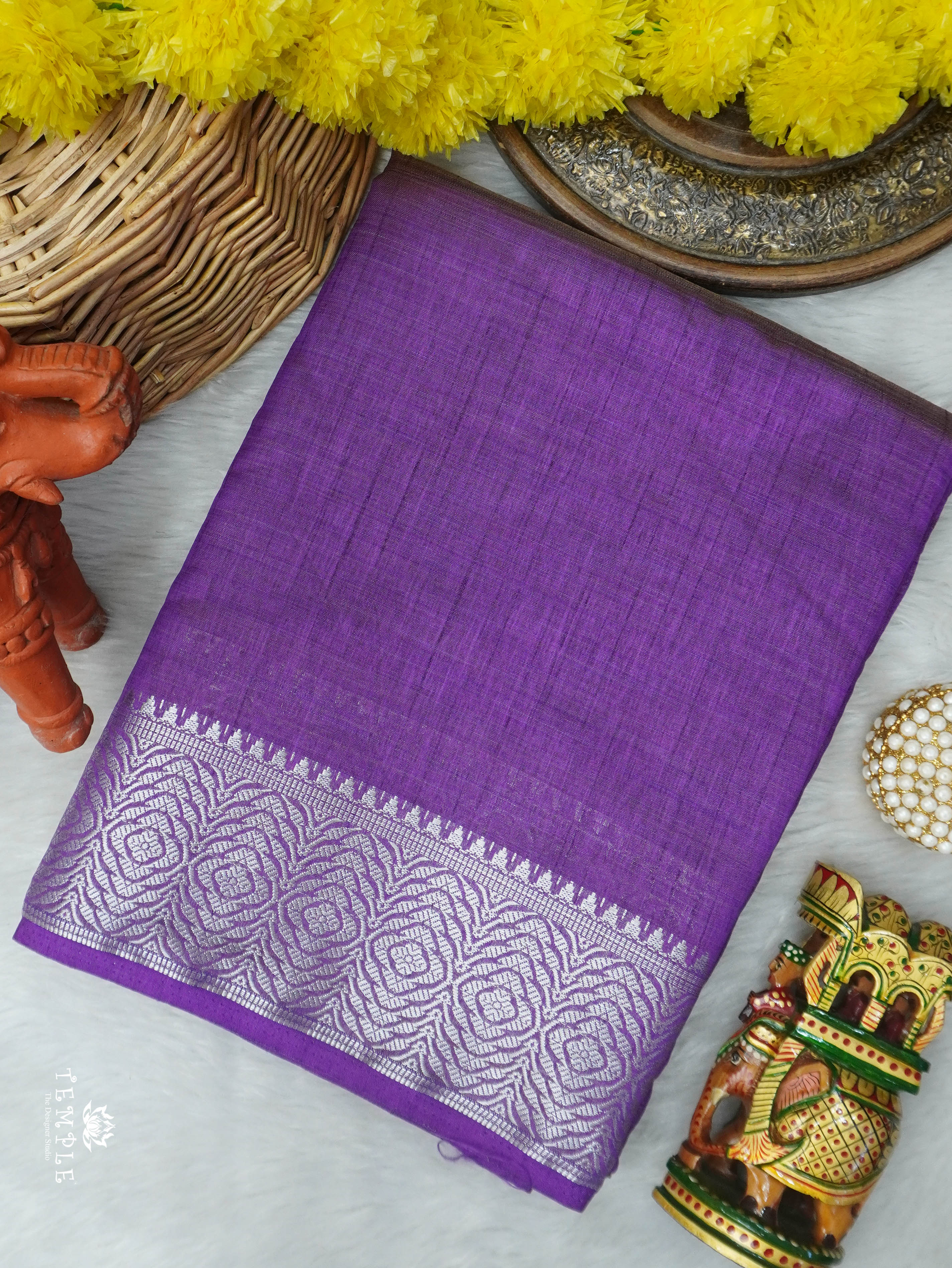 Semi Tussar Silk Saree | TTDS3052