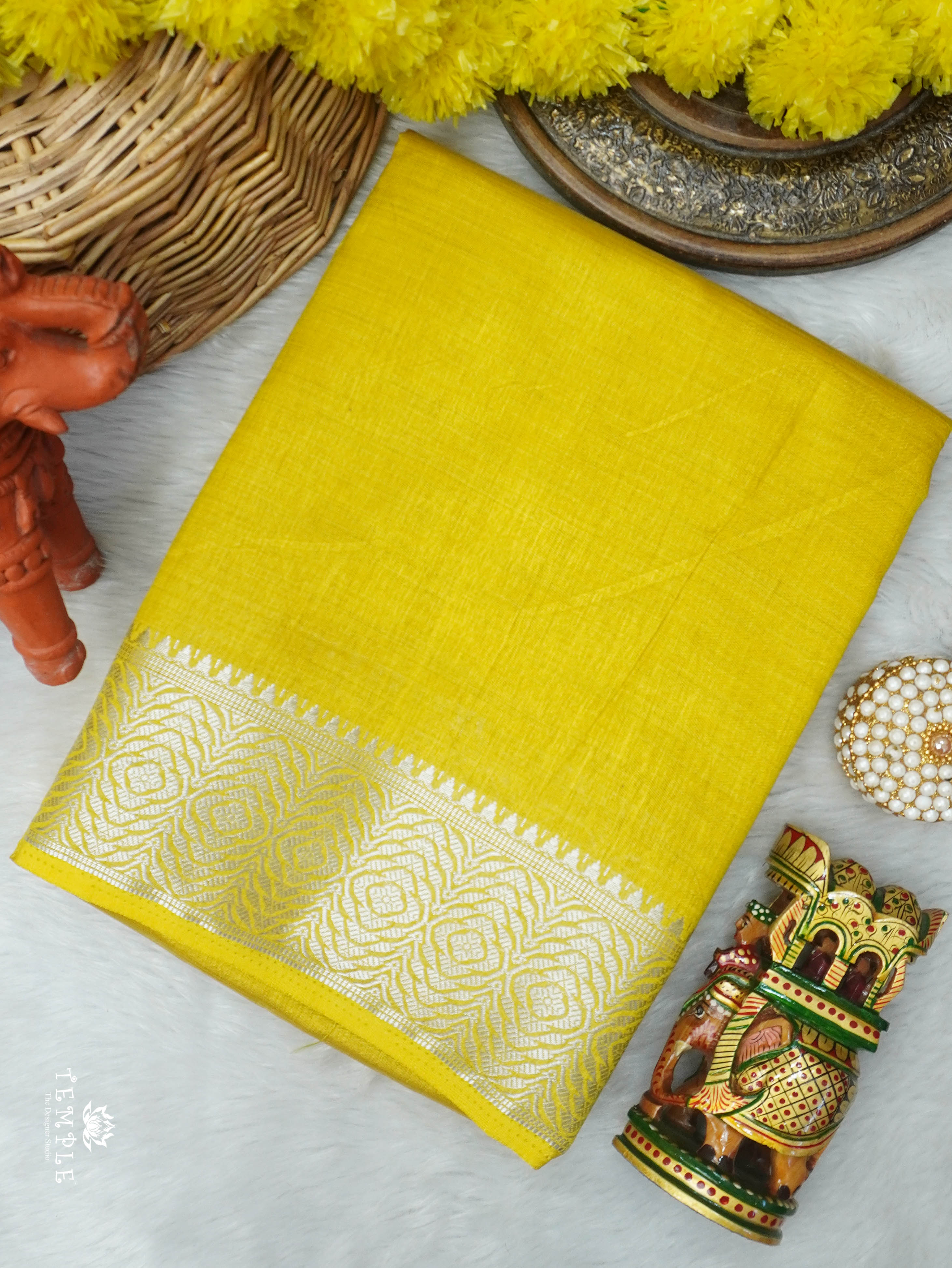 Semi Tussar Silk Saree | TTDS3052