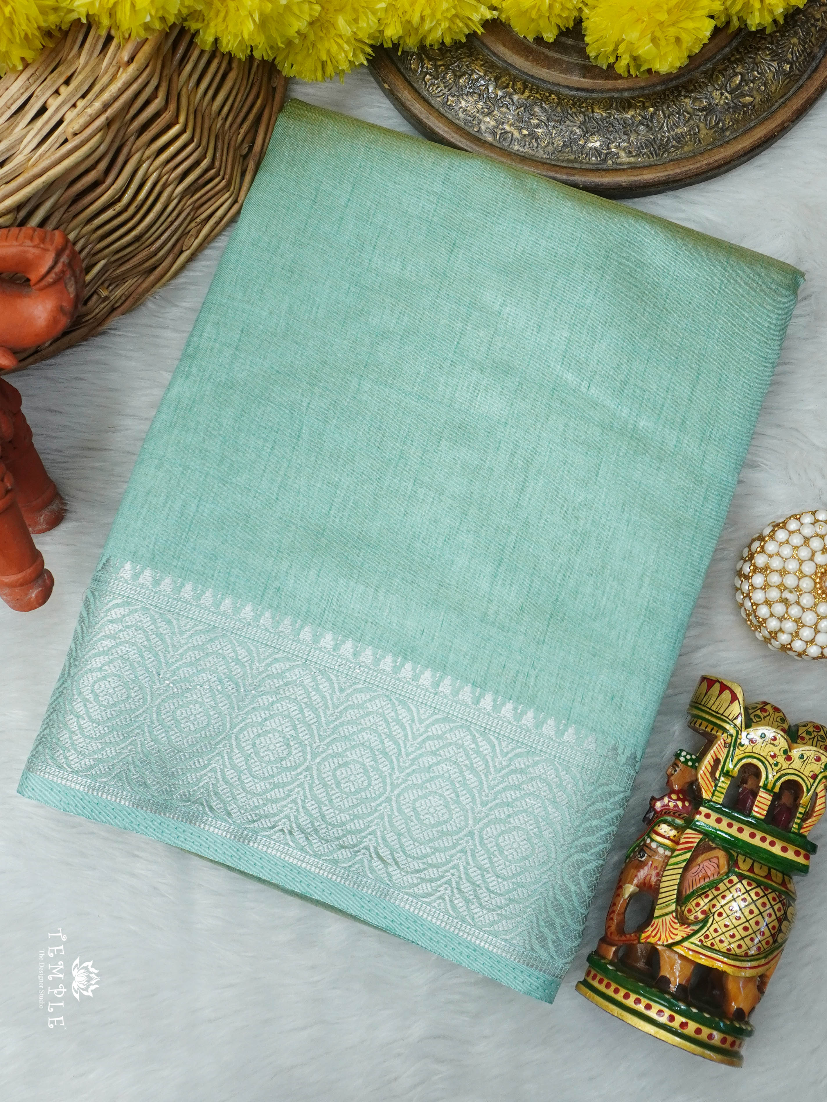 Semi Tussar Silk Saree | TTDS3052