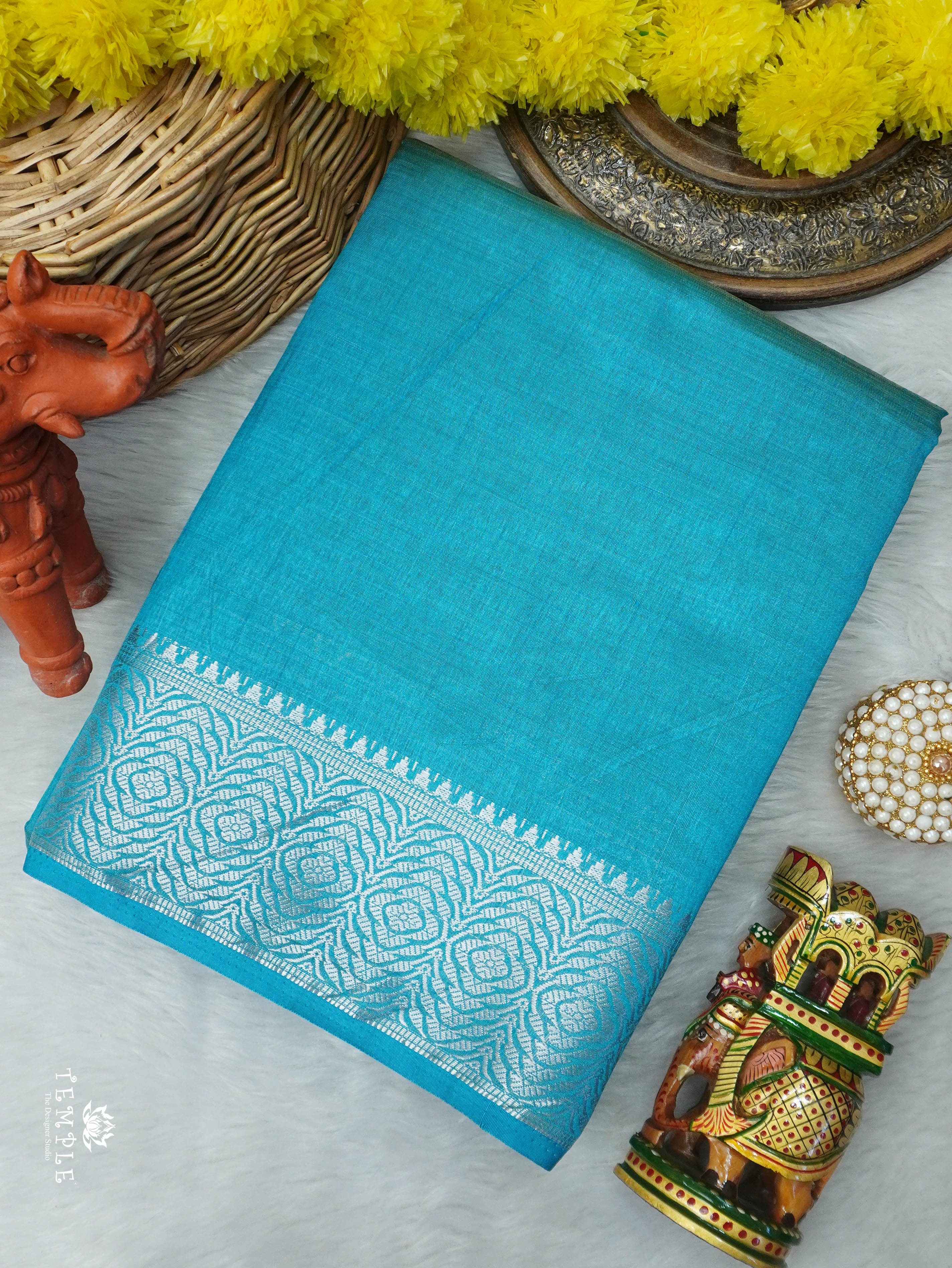 Semi Tussar Silk Saree | TTDS3052