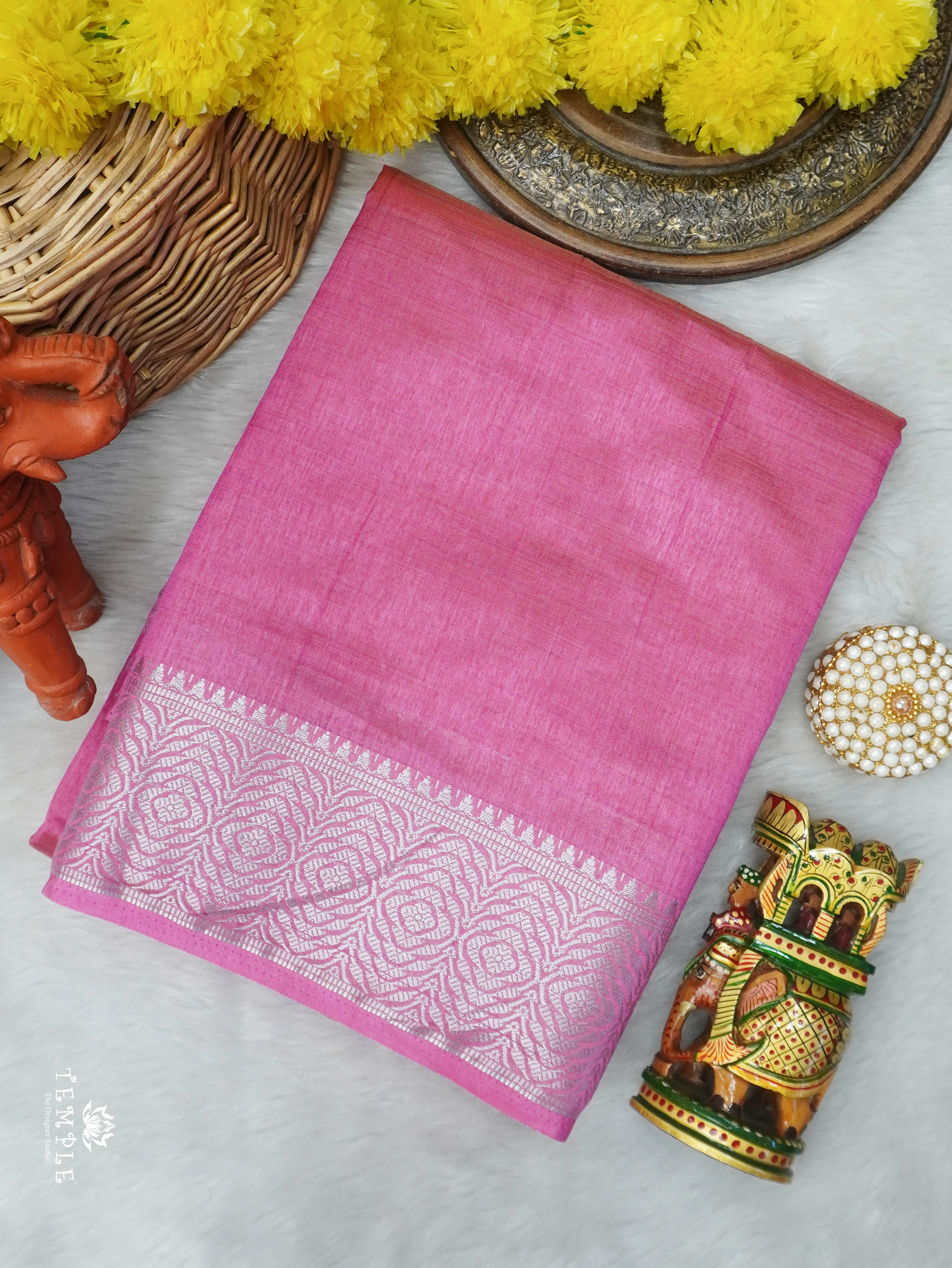 Semi Tussar Silk Saree | TTDS3052