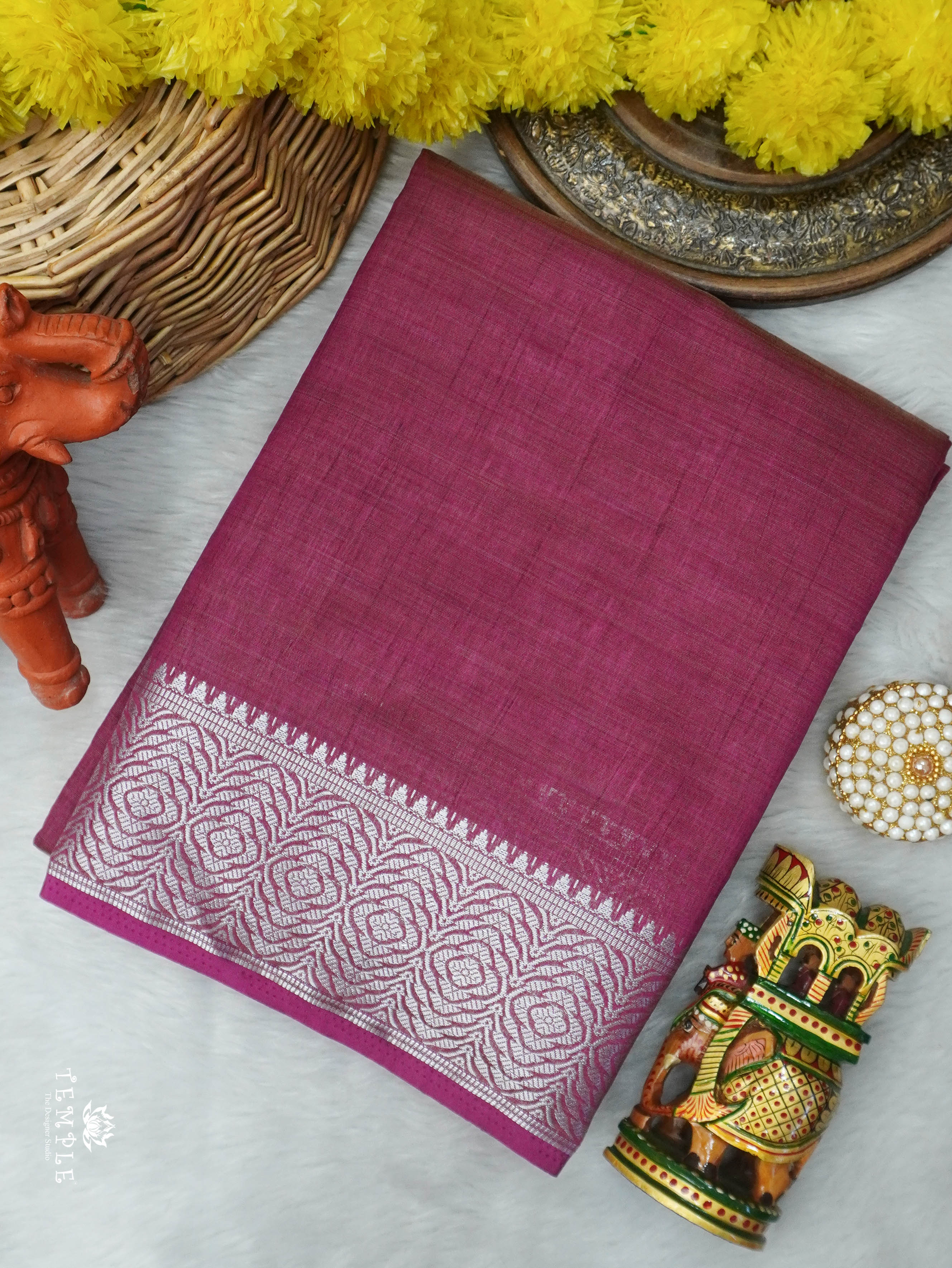 Semi Tussar Silk Saree | TTDS3052