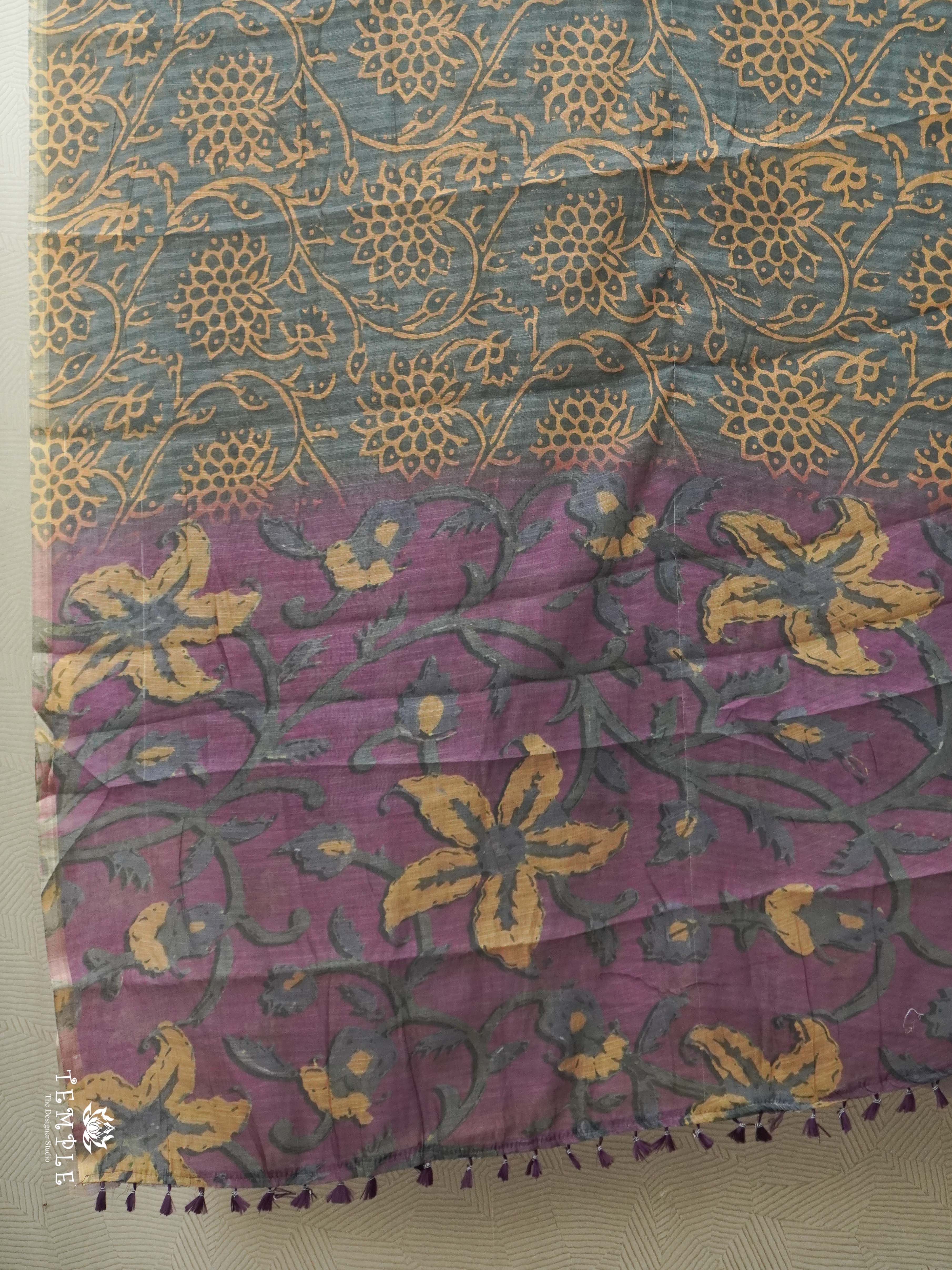 Chanderi Cotton Saree | TTDS2558