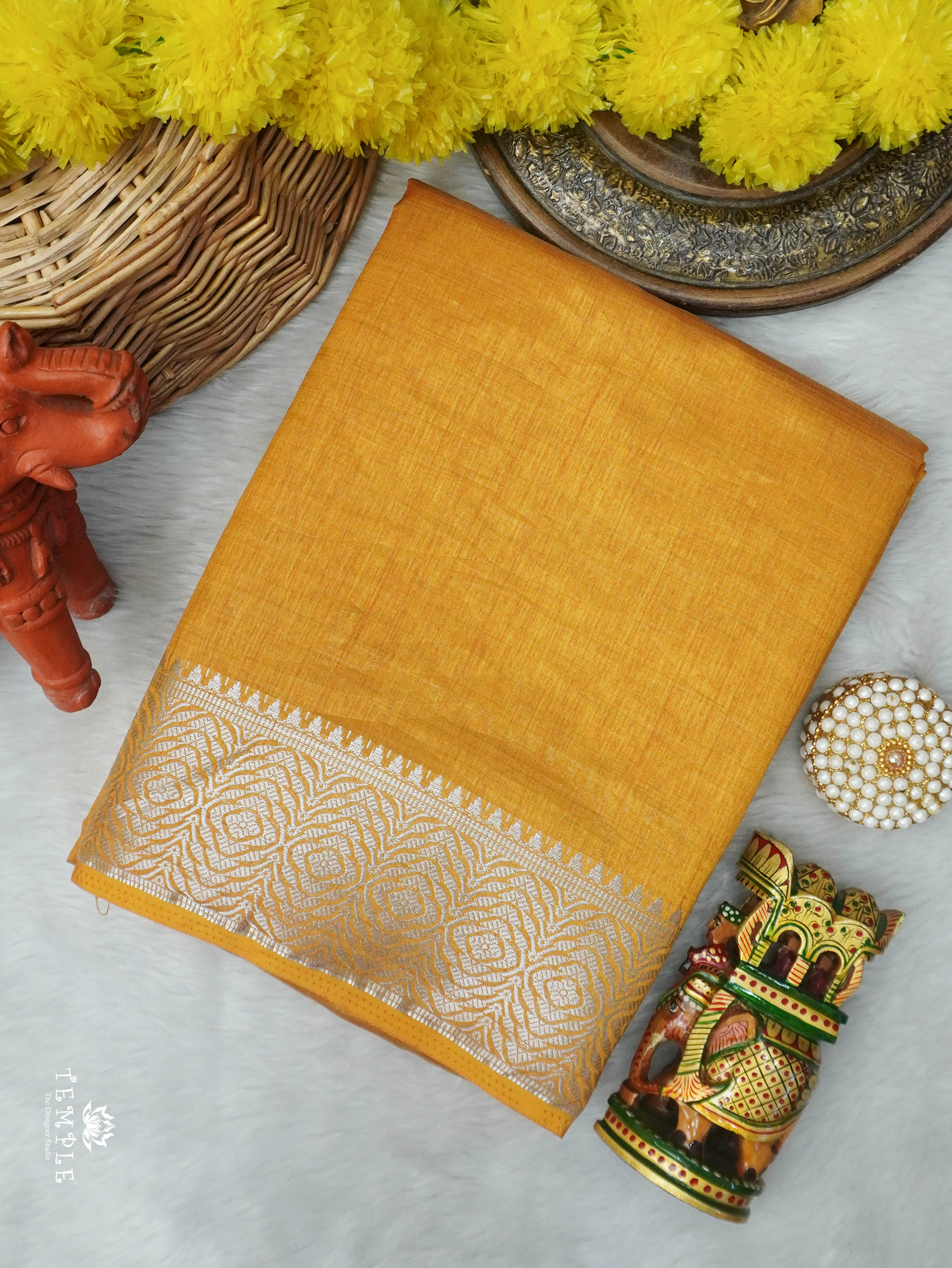 Semi Tussar Silk Saree | TTDS3052