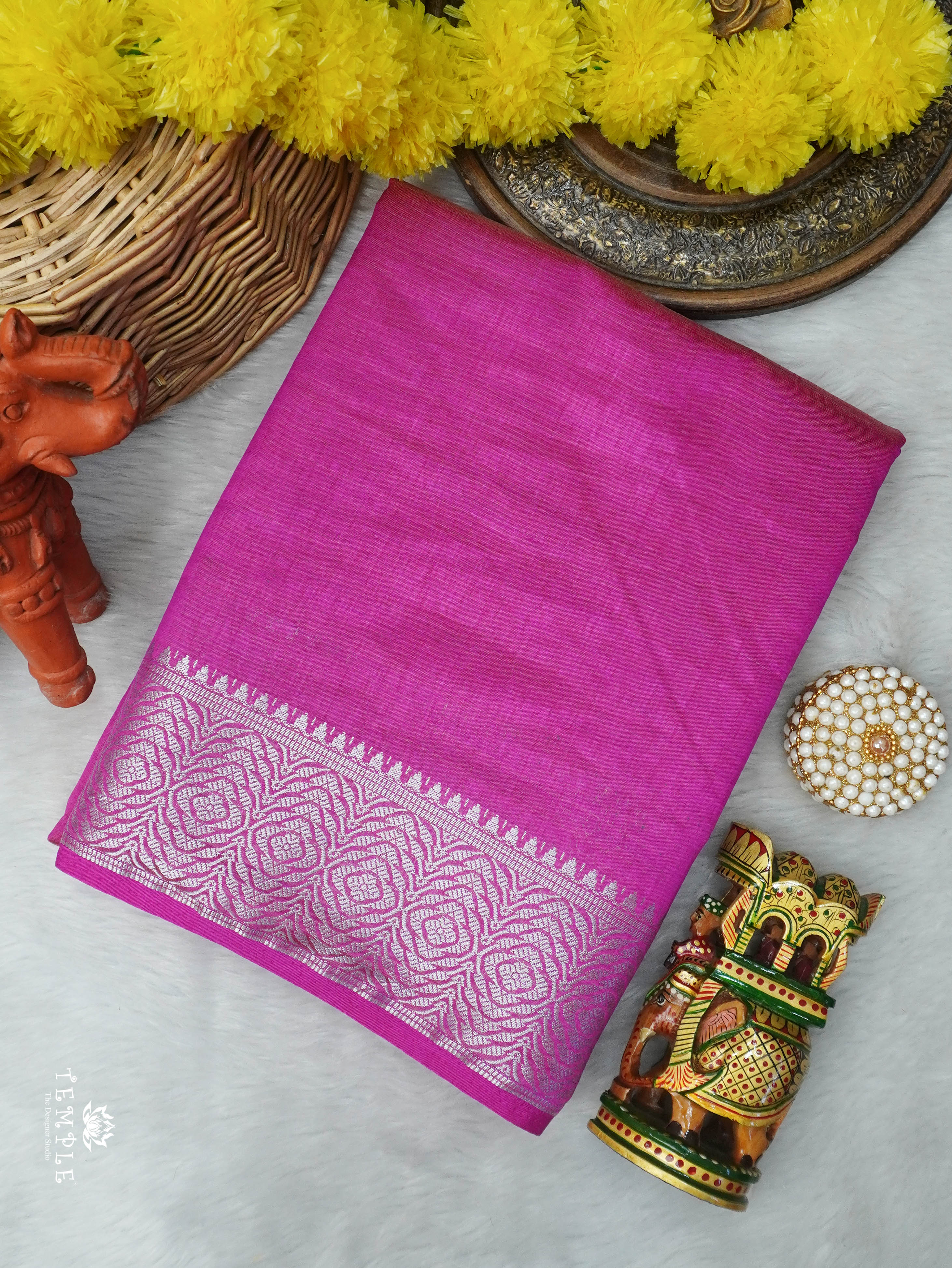 Semi Tussar Silk Saree | TTDS3052