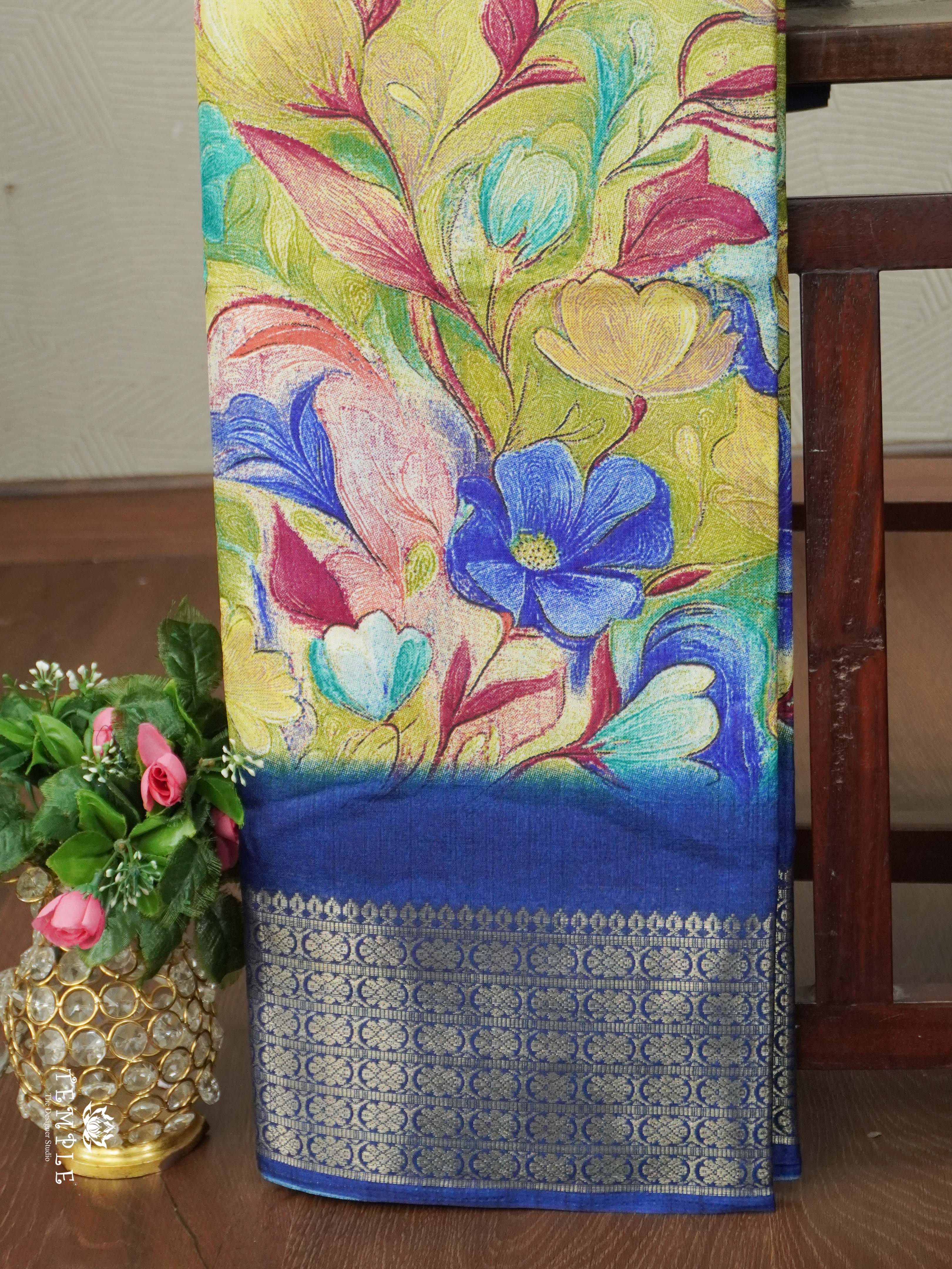 Floral Printed Binny Saree | TTDS2573