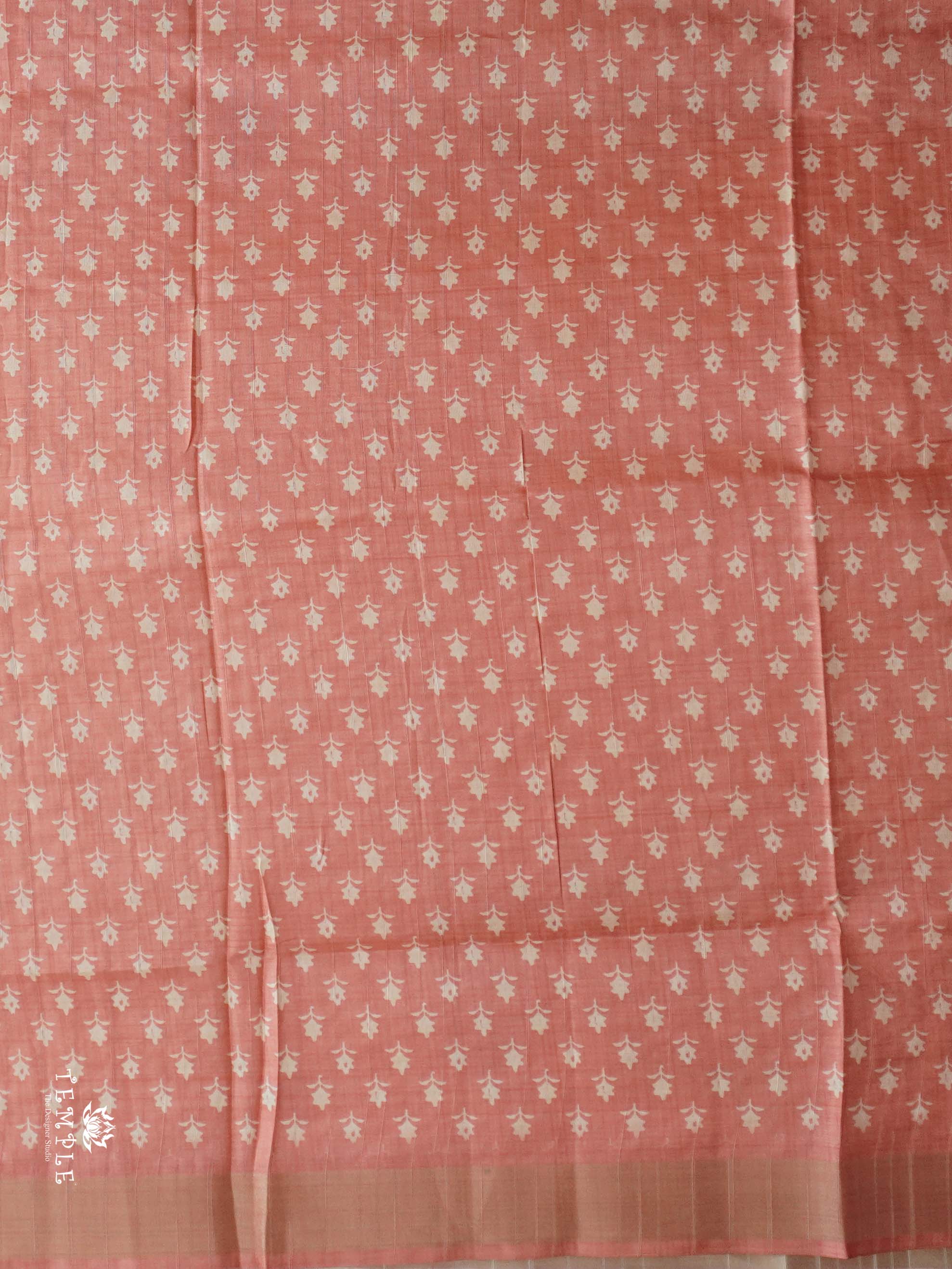 Printed Semi Tussar Saree | TTDS2561