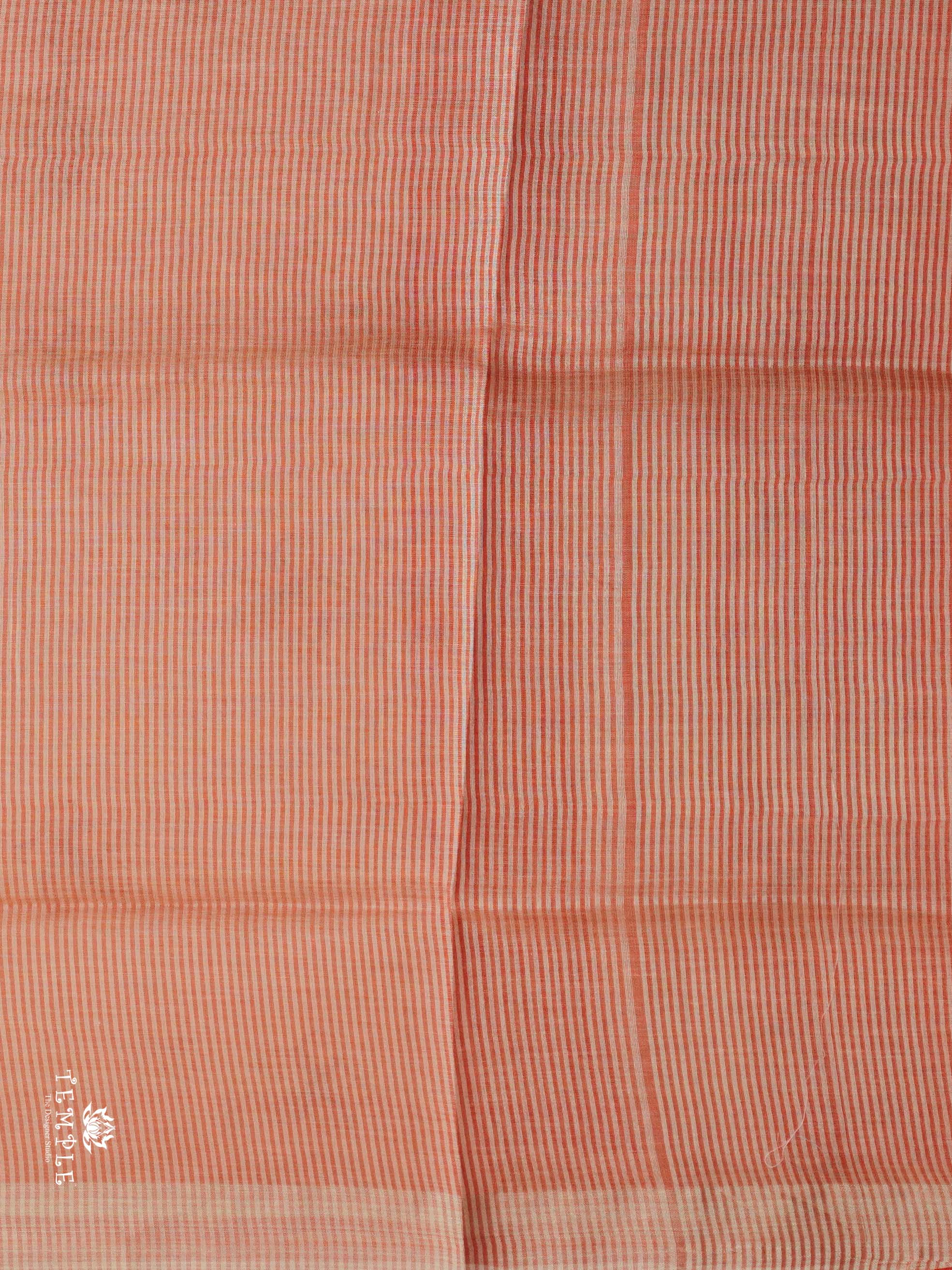 Printed Linen Tissue Saree | TTDS2557