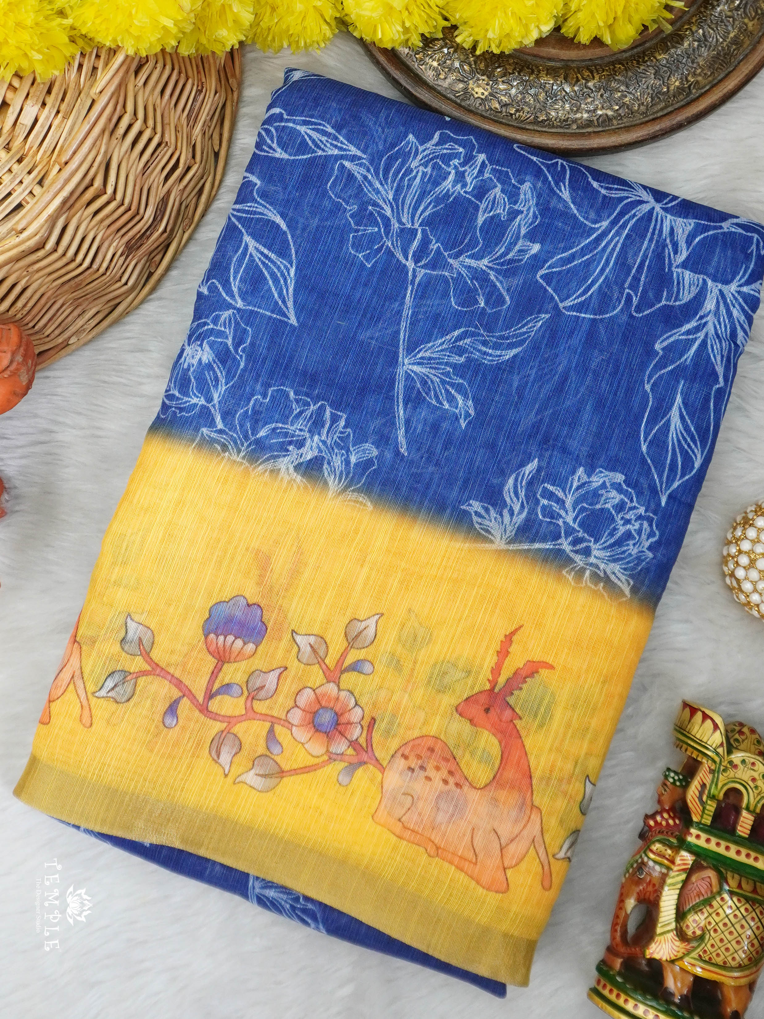 Chanderi Cotton Saree | TTDS3037