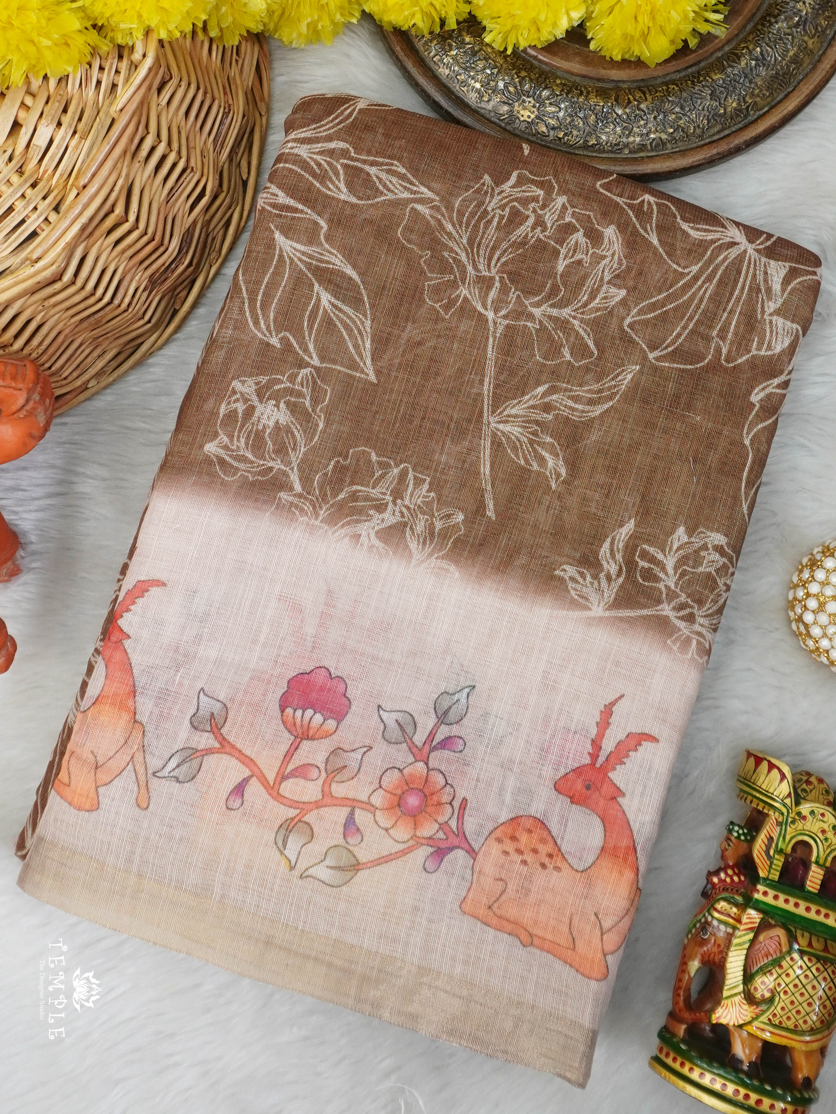 Chanderi Cotton Saree | TTDS3037