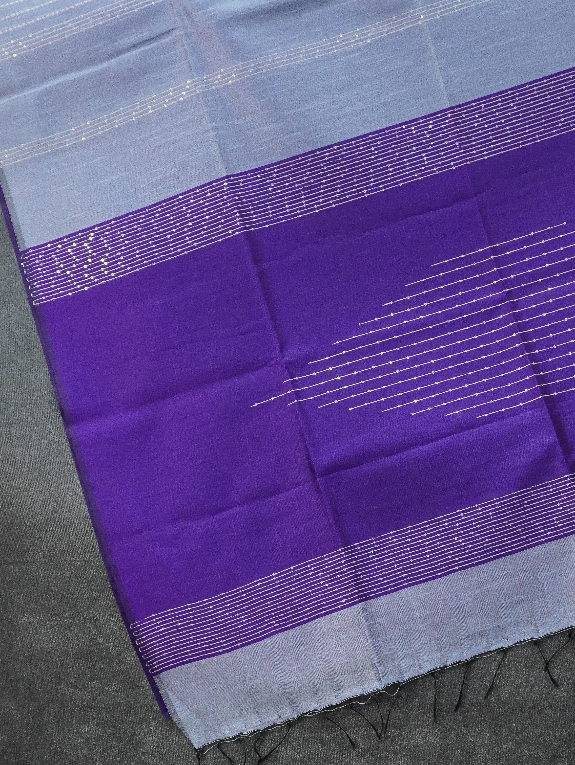 Raw Silk Saree with sequins Work | TTDS2100
