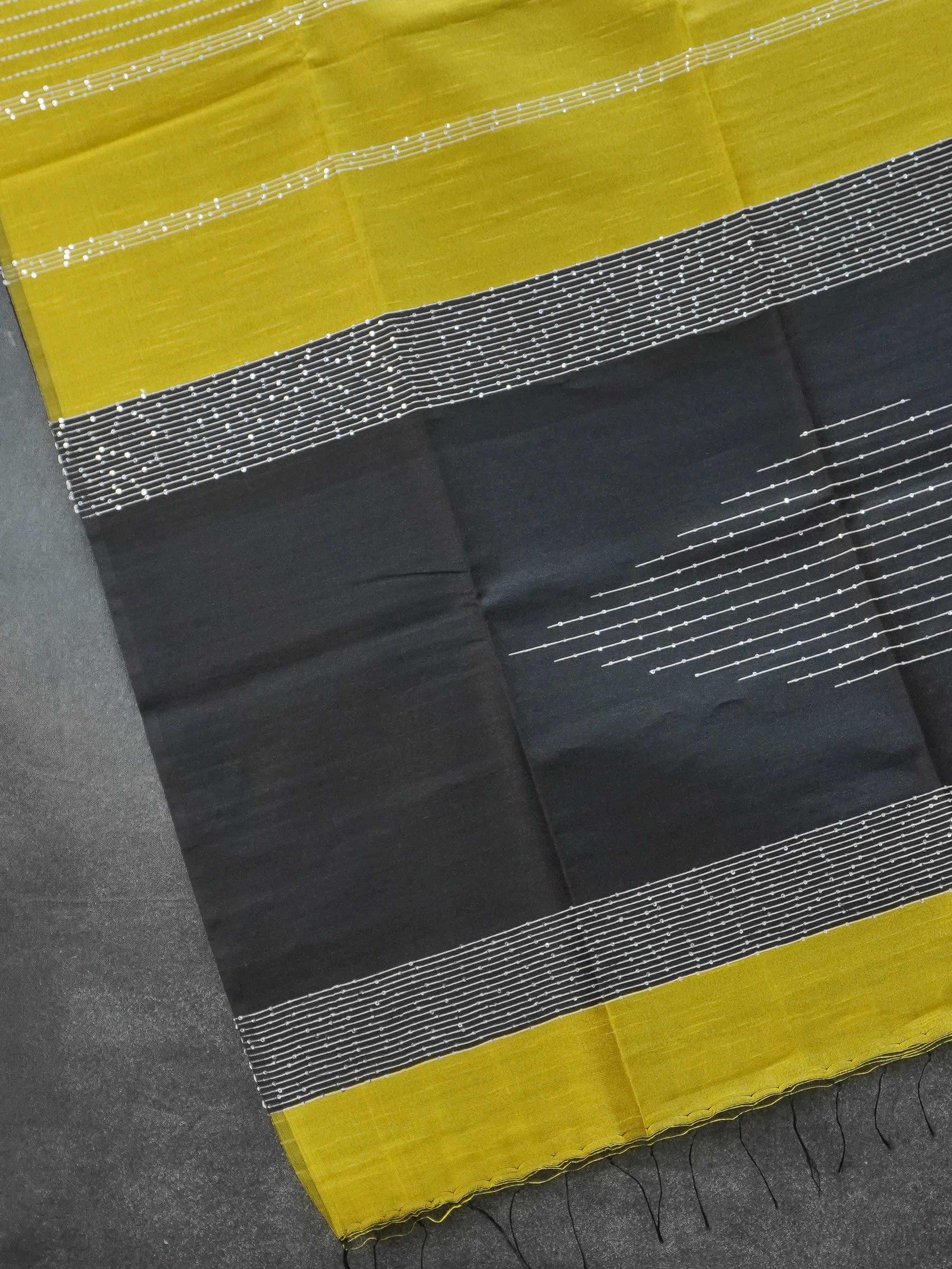 Raw Silk Saree with sequins Work | TTDS2100