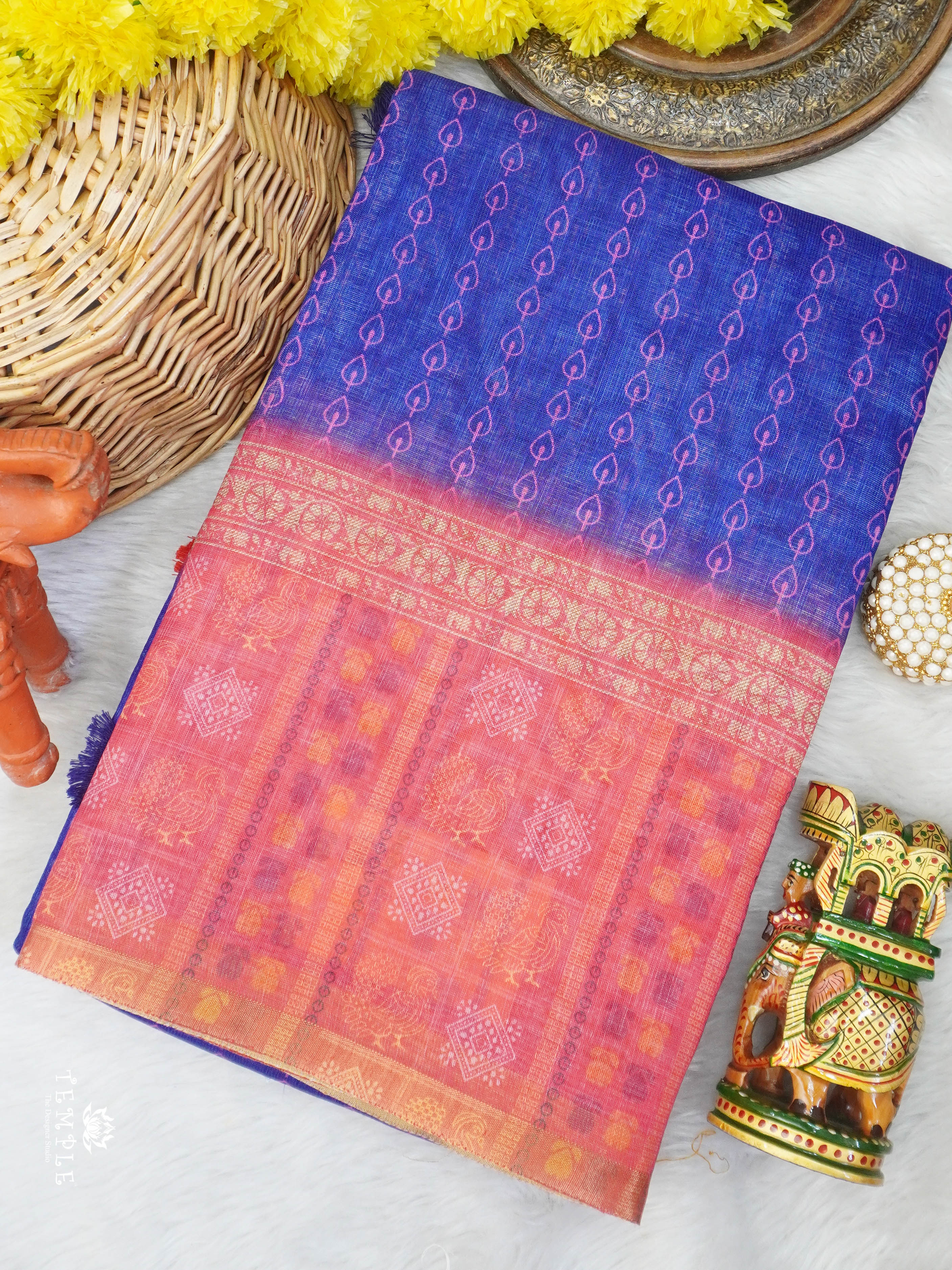 Chanderi Cotton Saree | TTDS3041
