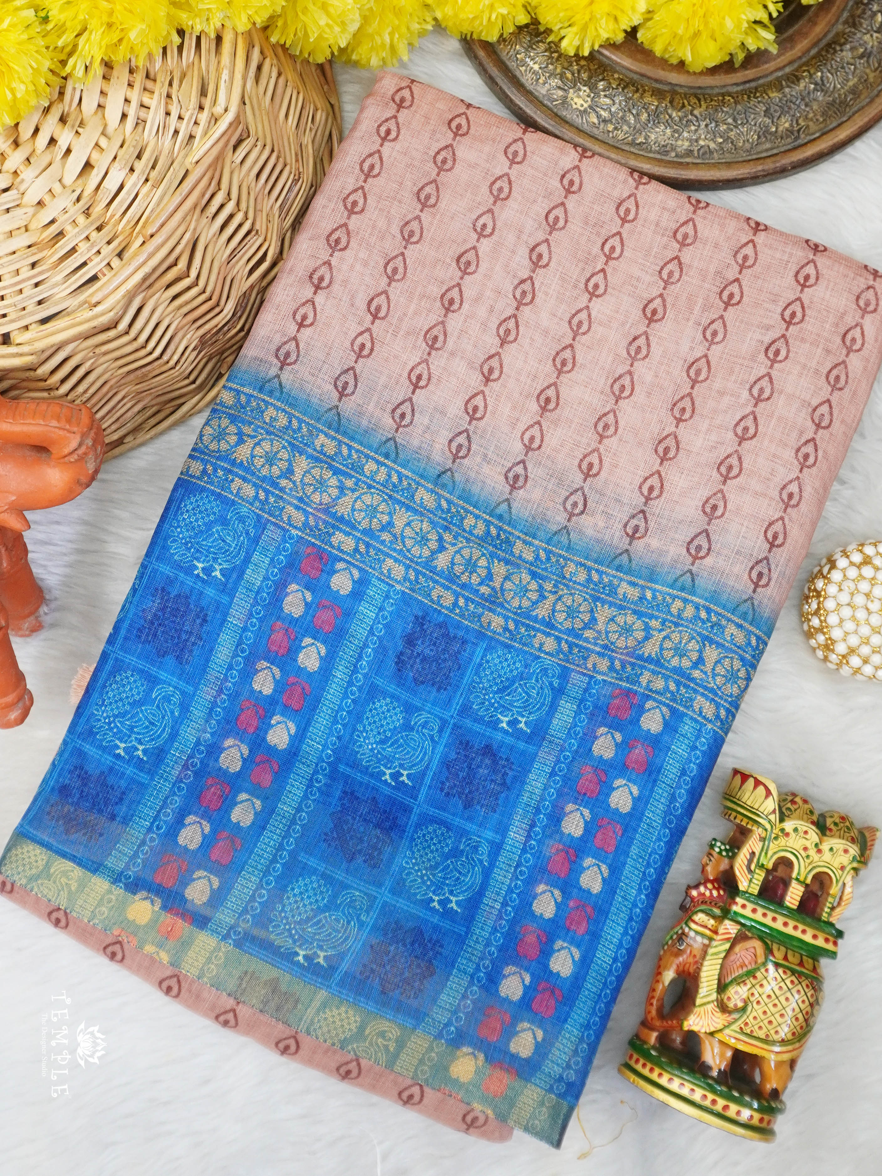 Chanderi Cotton Saree | TTDS3041