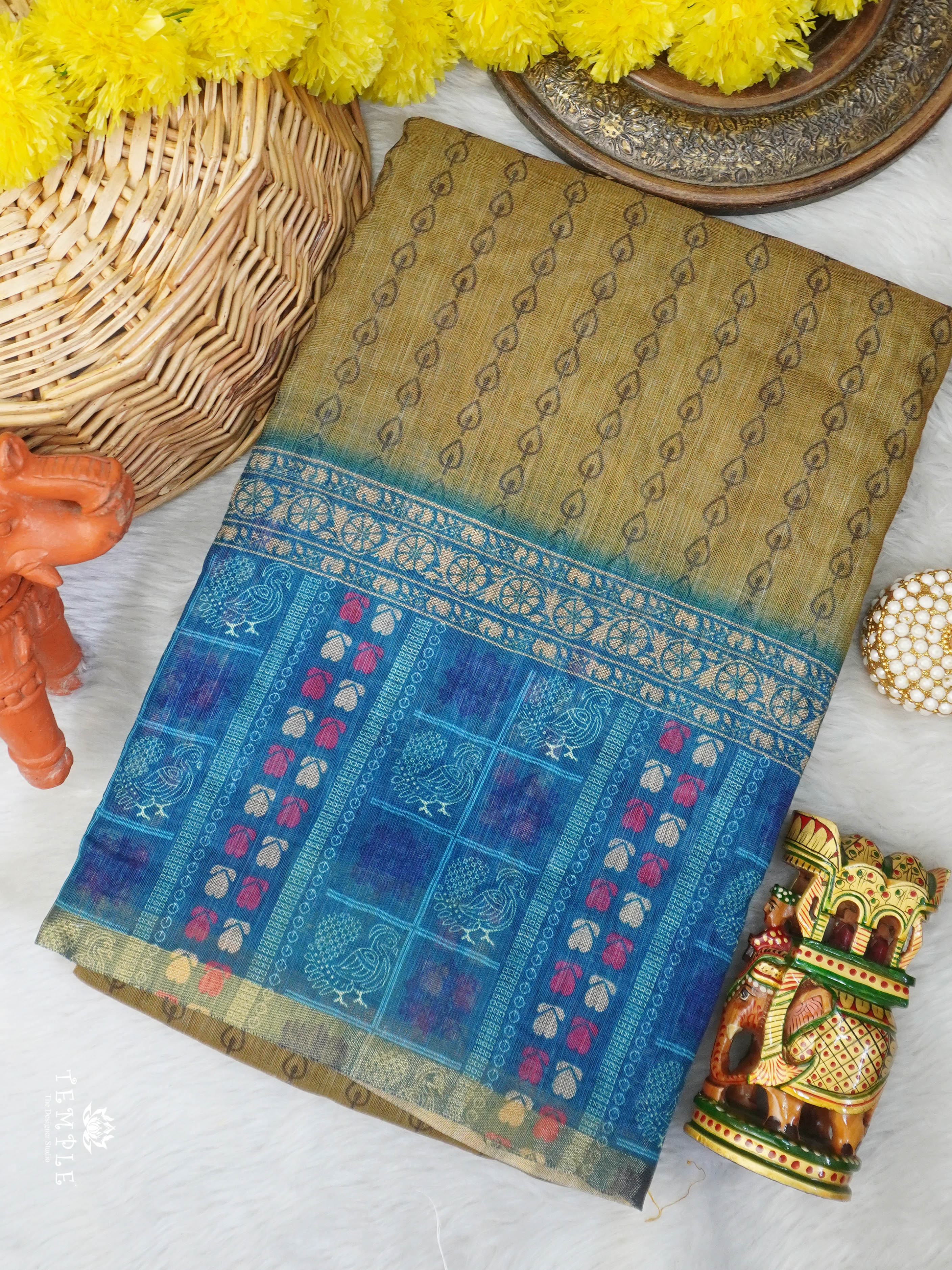 Chanderi Cotton Saree | TTDS3041