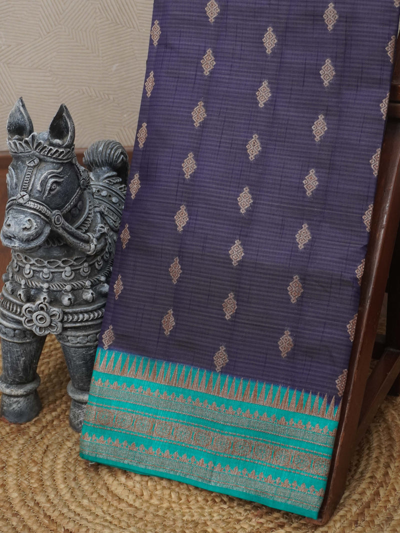 Semi Tussar Silk Saree | TTDS3484