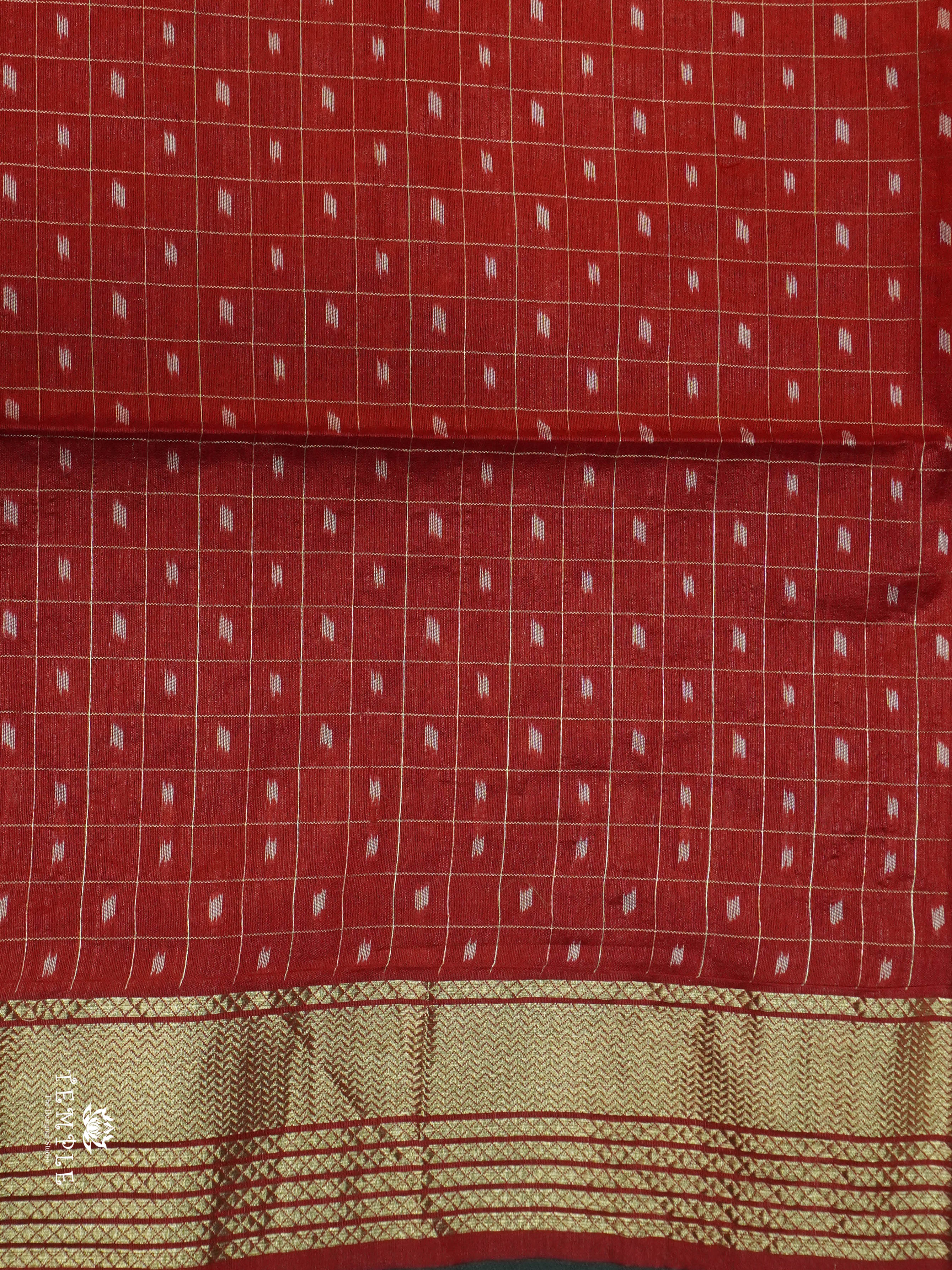 Raw Silk Saree With Thread Woven Design | TTDS1584