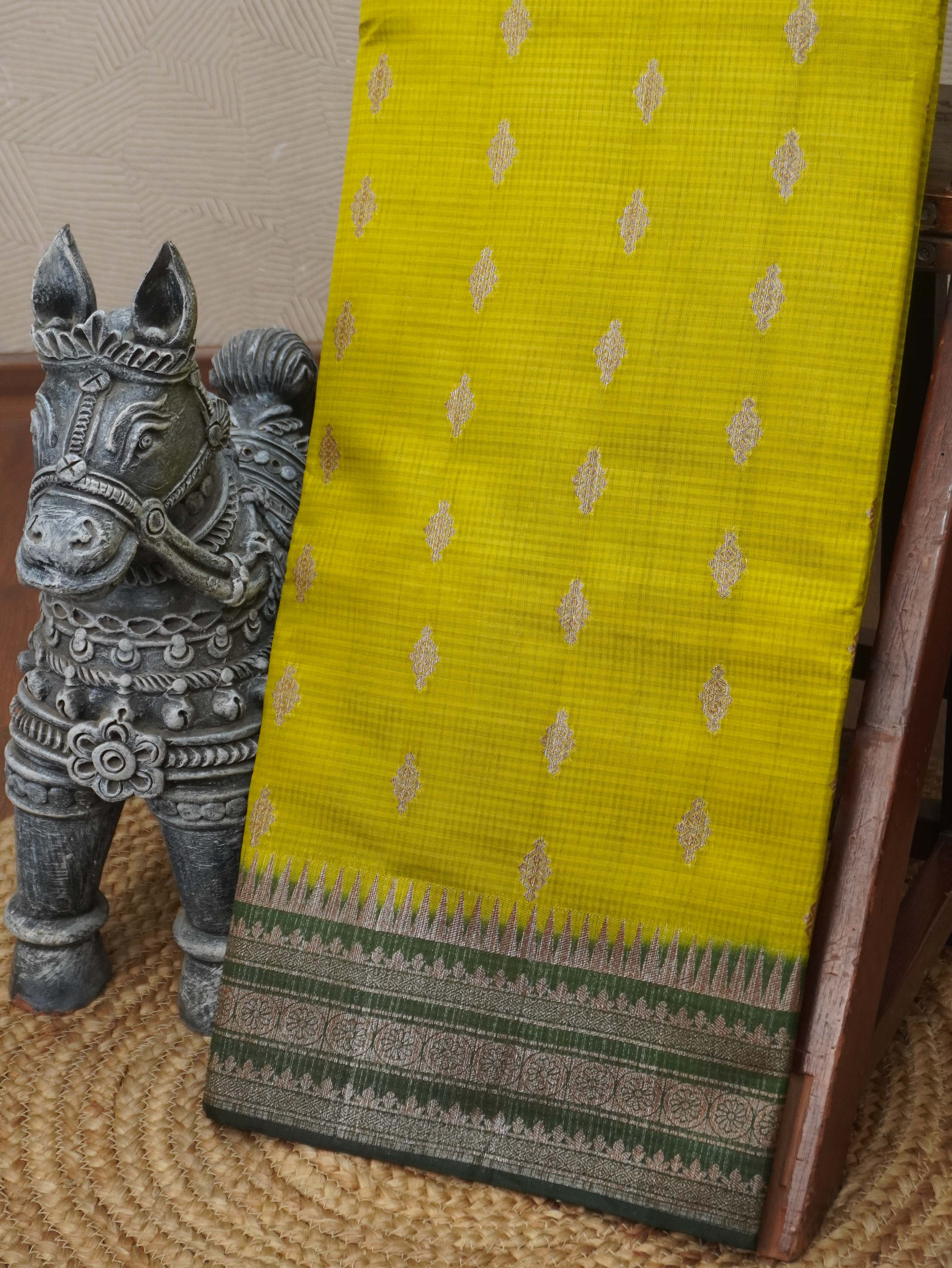 Semi Tussar Silk Saree | TTDS3484