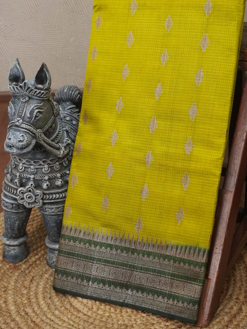 Semi Tussar Silk Saree | TTDS3484