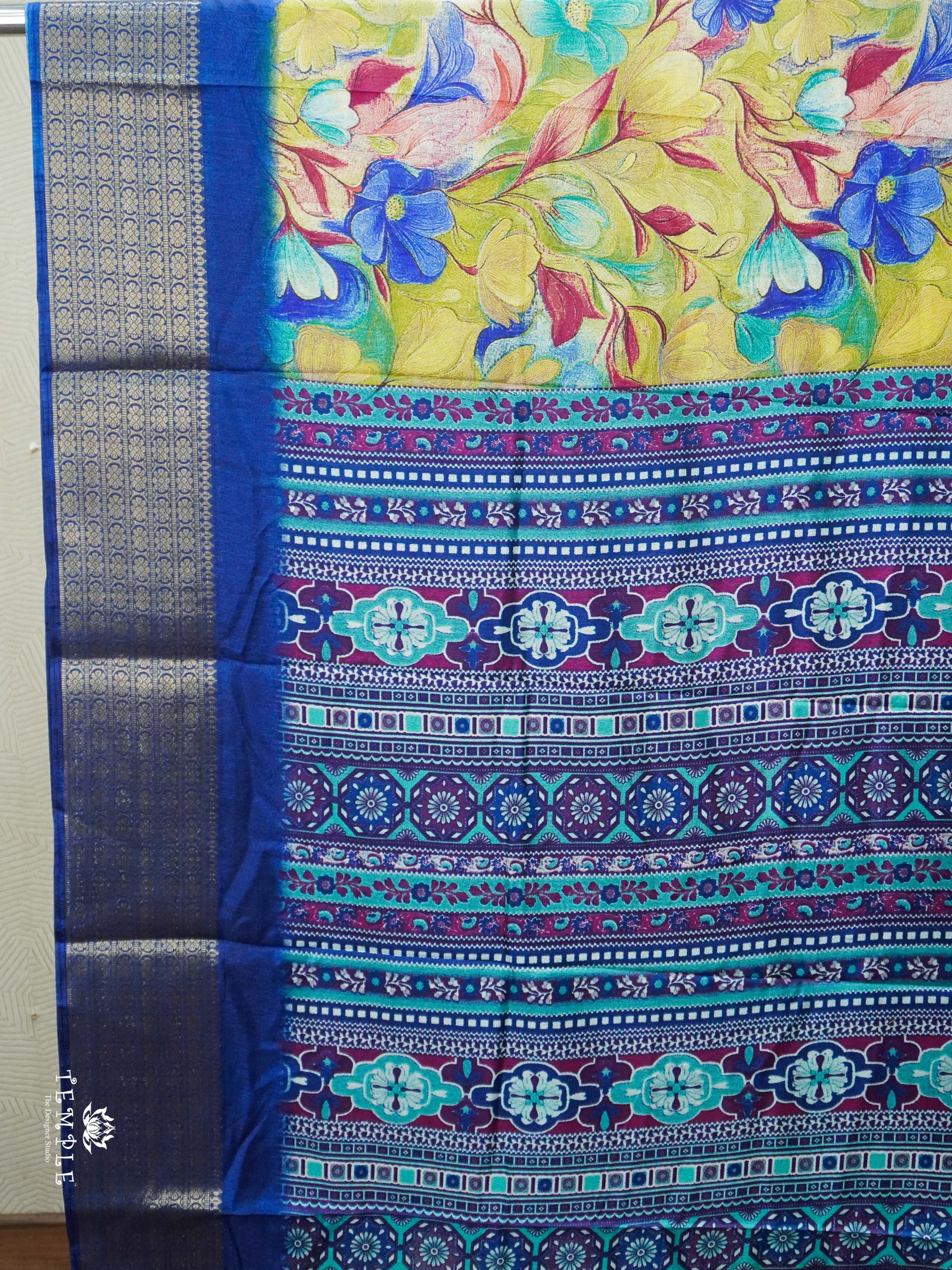 Floral Printed Binny Saree | TTDS2573