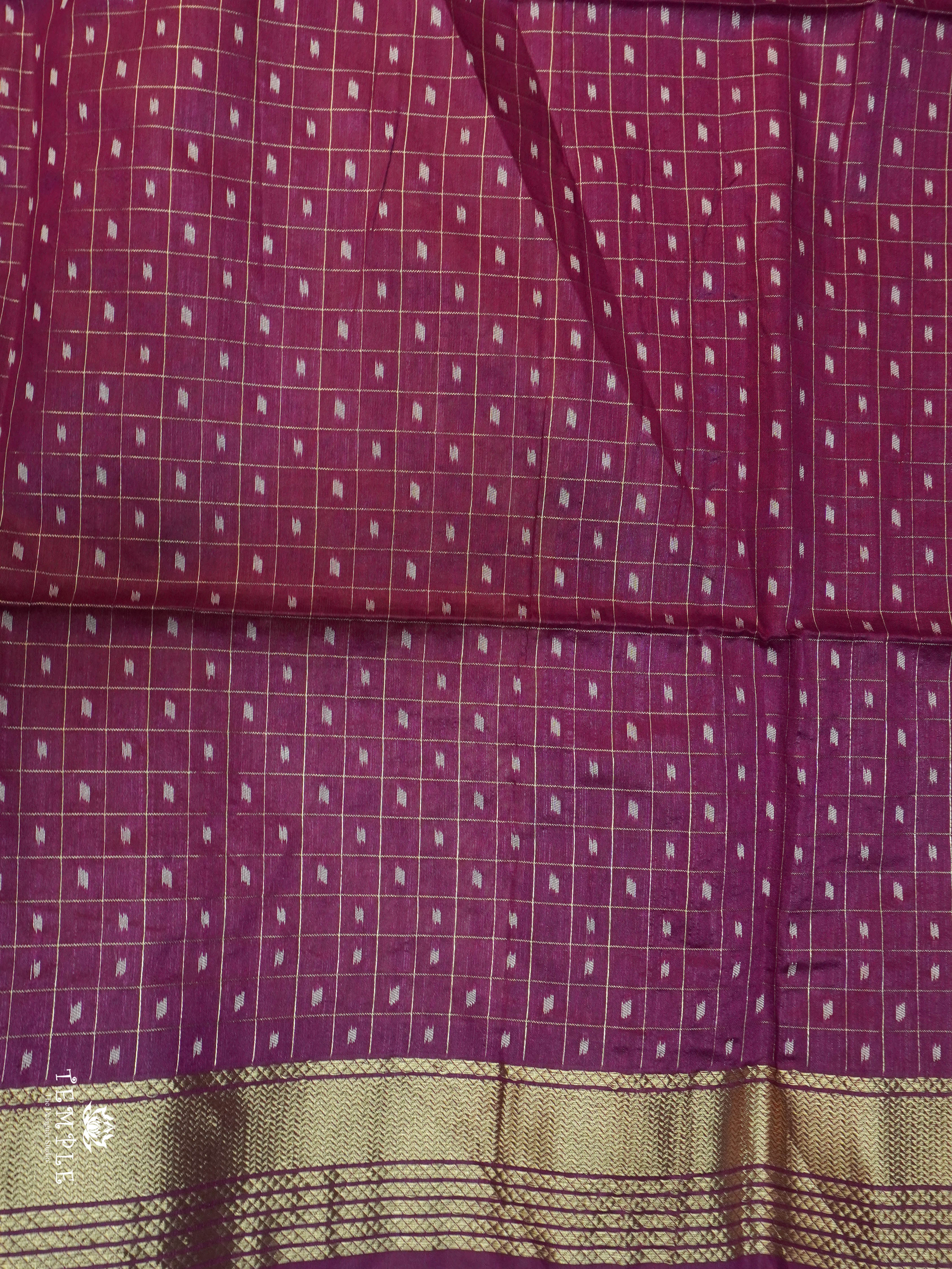 Raw Silk Saree With Thread Woven Design | TTDS1584