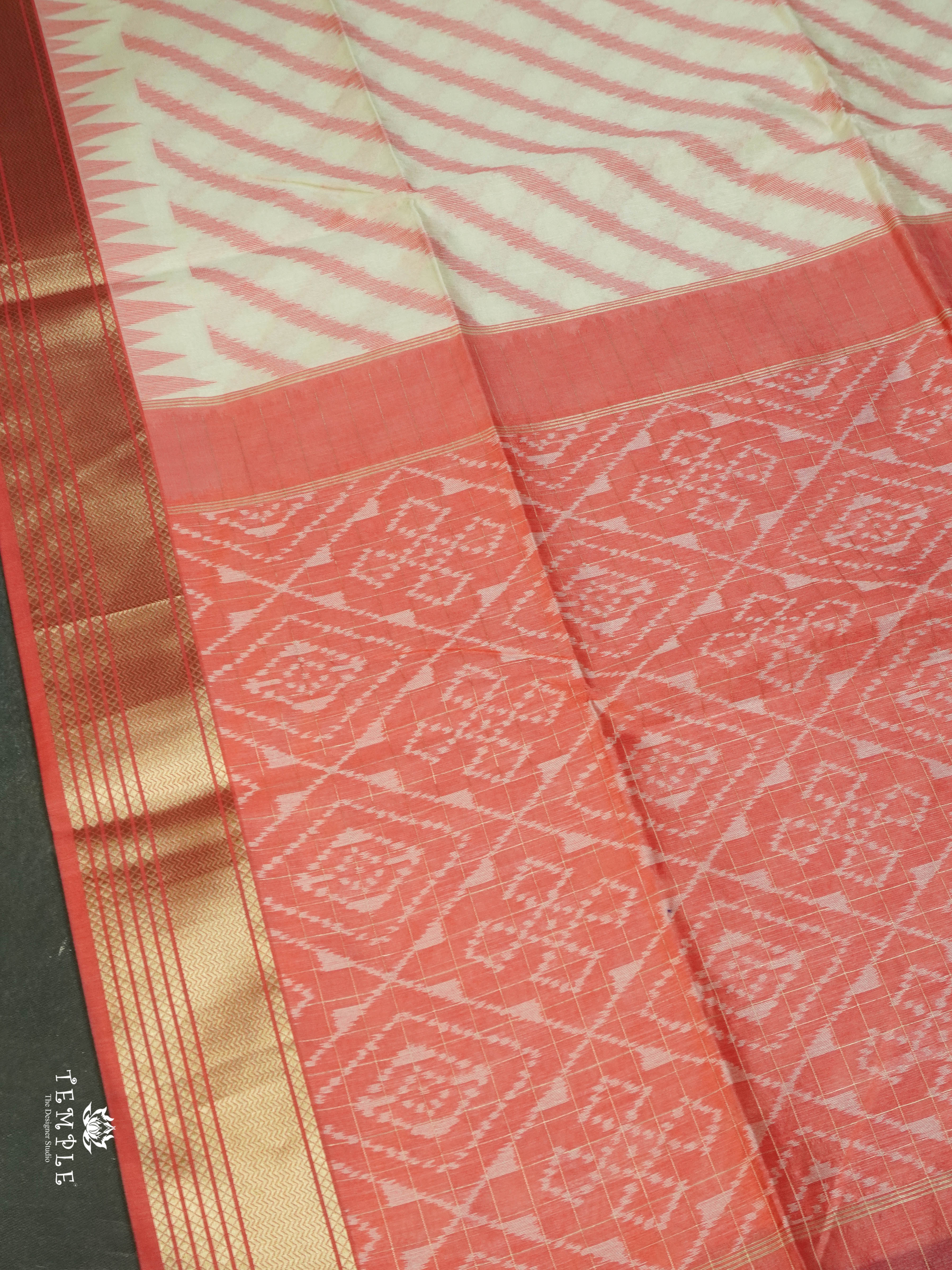 Raw Silk Saree With Thread Woven Design | TTDS1584