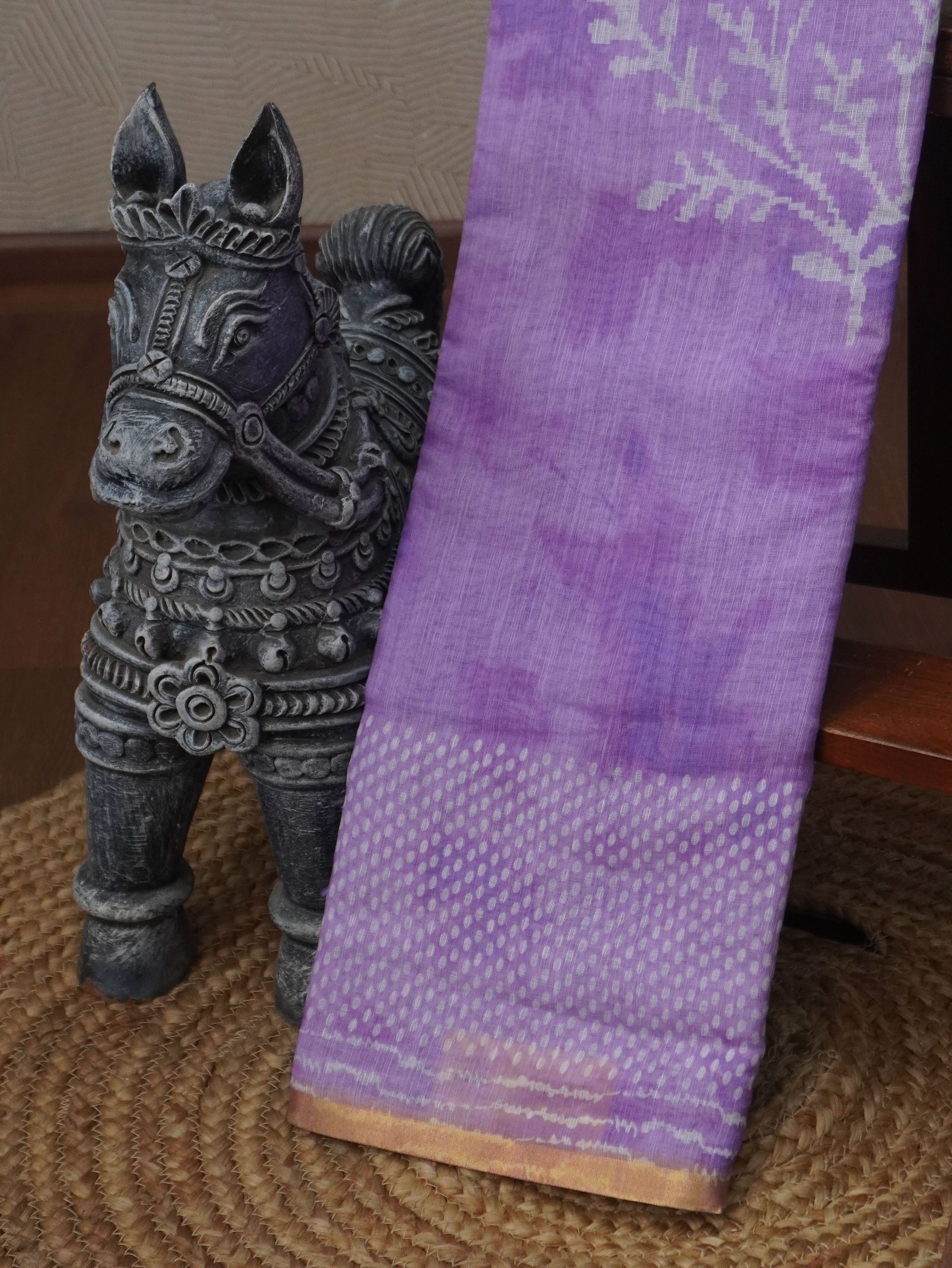Linen Cotton Saree | TTDS3490