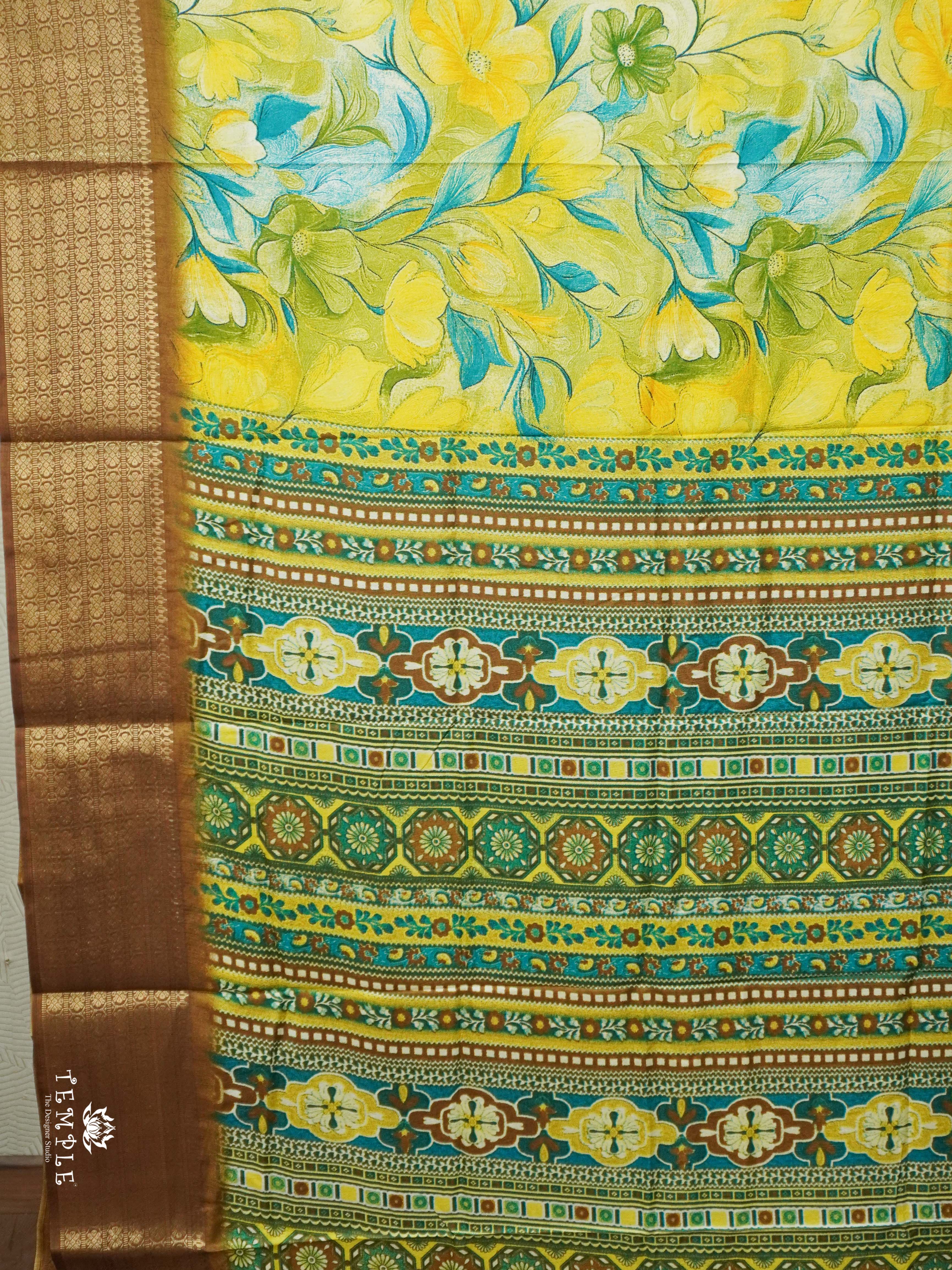 Floral Printed Binny Saree | TTDS2573