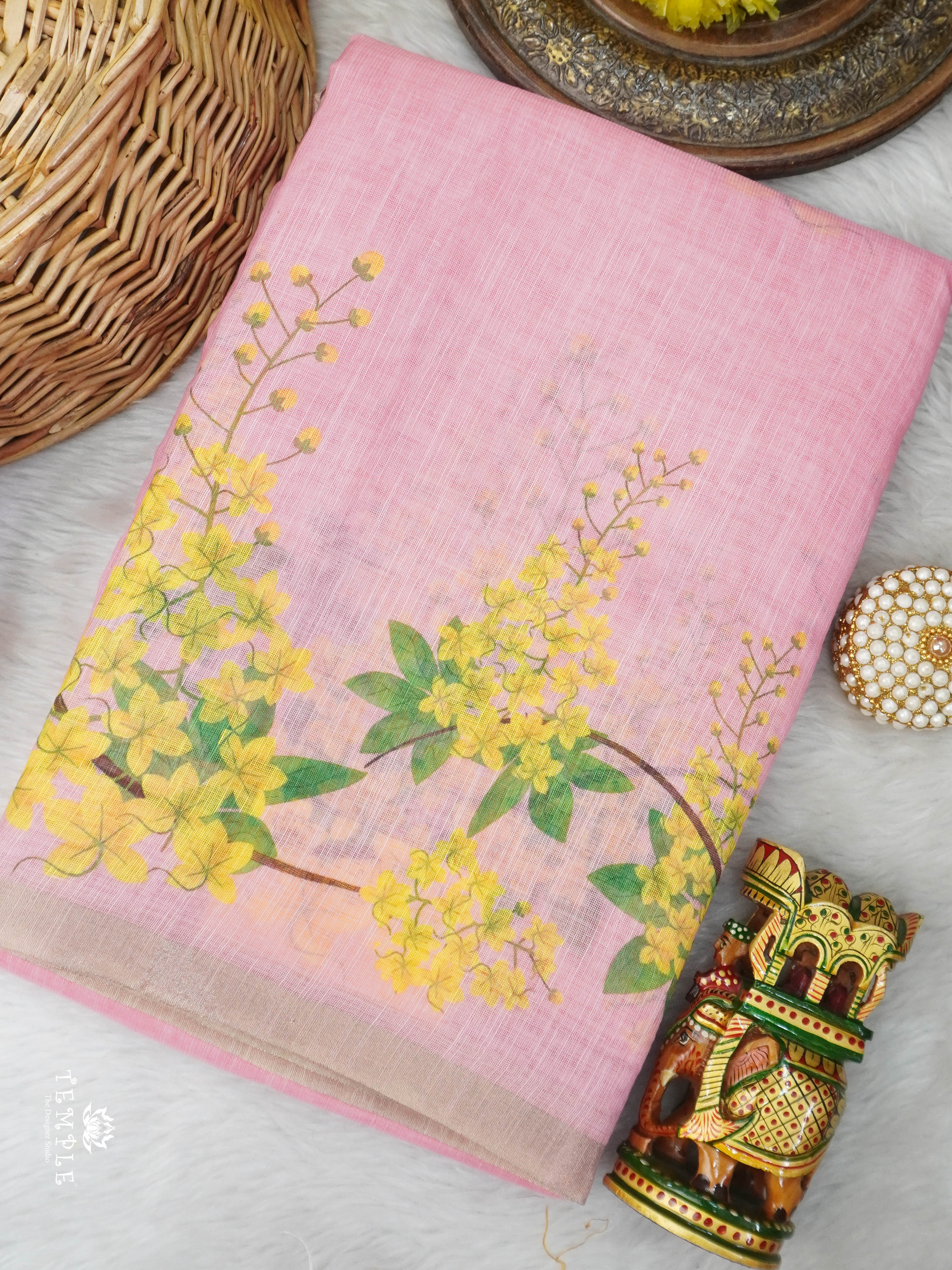 Chanderi Cotton Saree | TTDS3040