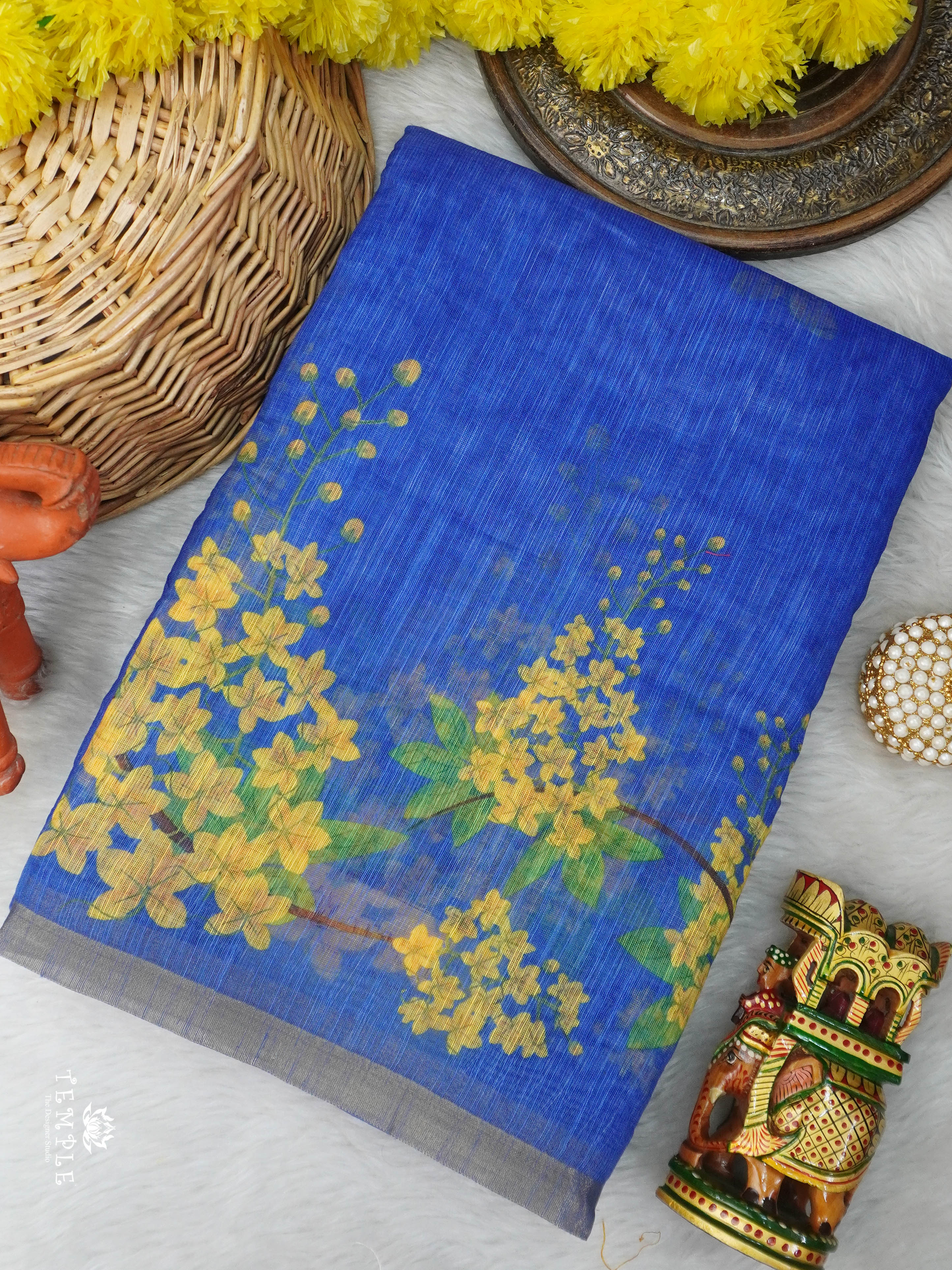 Chanderi Cotton Saree | TTDS3040