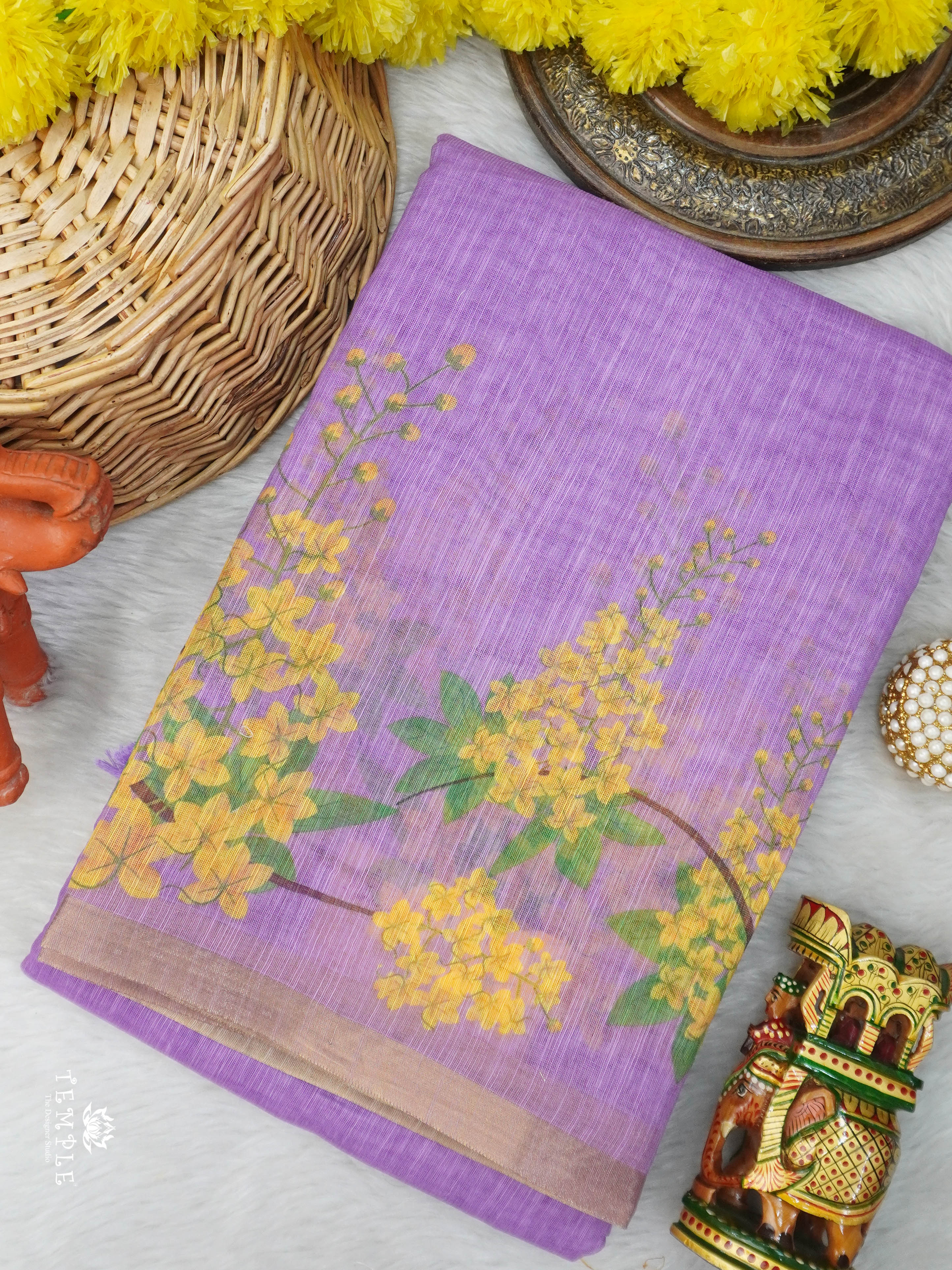 Chanderi Cotton Saree | TTDS3040