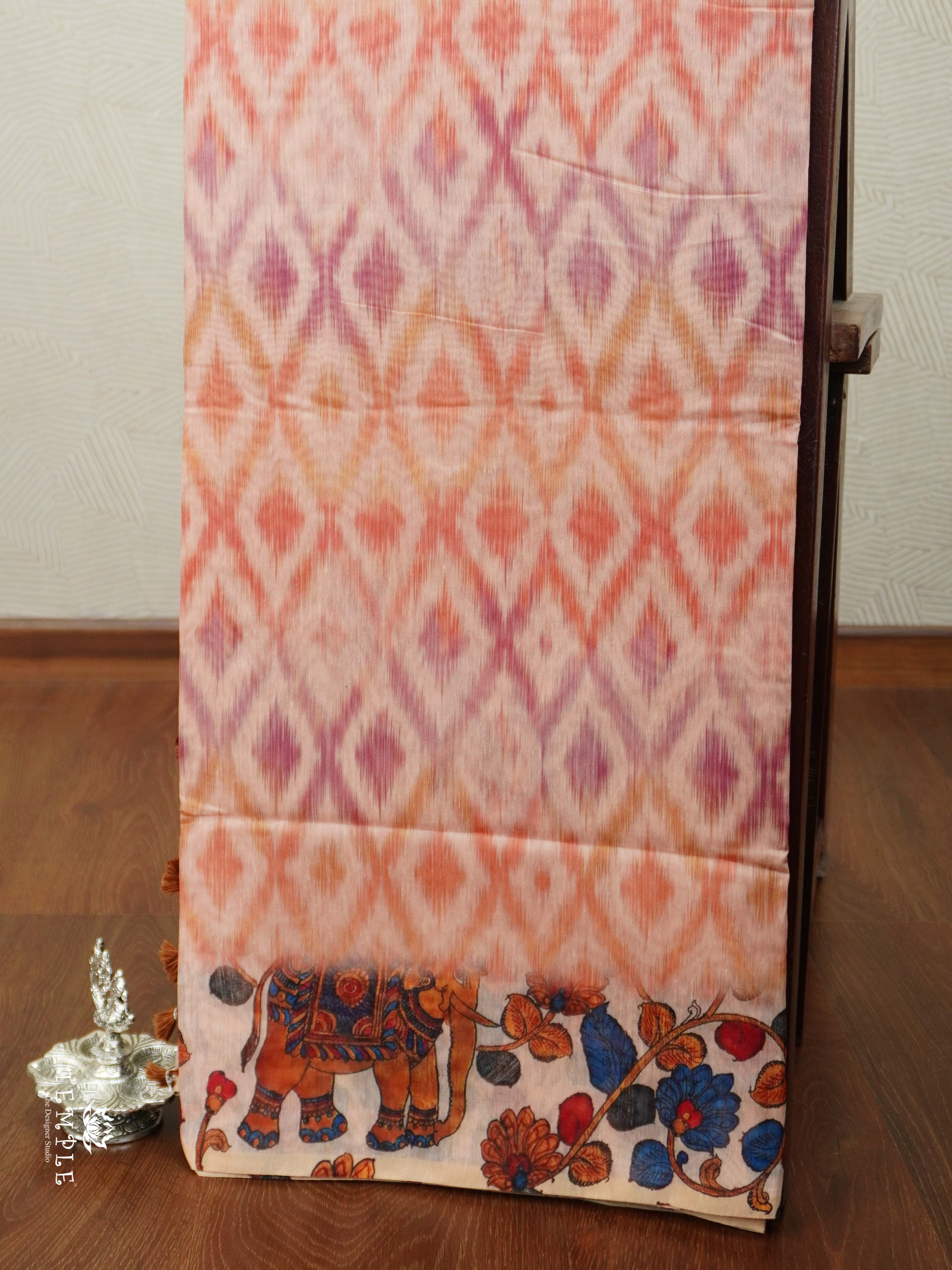 Varnika Printed Chanderi Cotton Saree | TTDS2098 | PRE BOOKING
