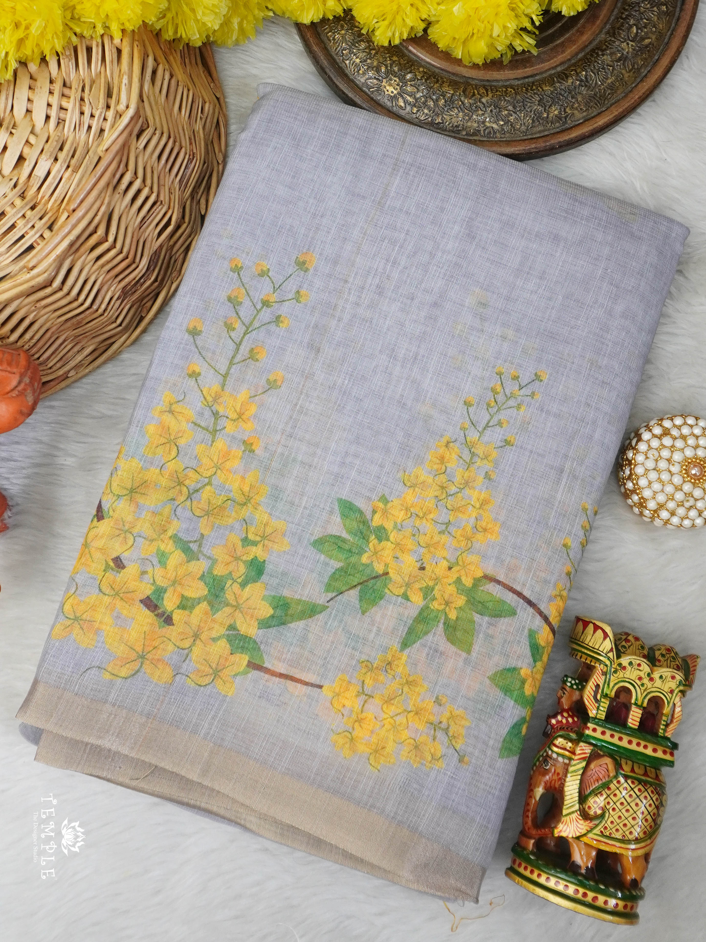 Chanderi Cotton Saree | TTDS3040