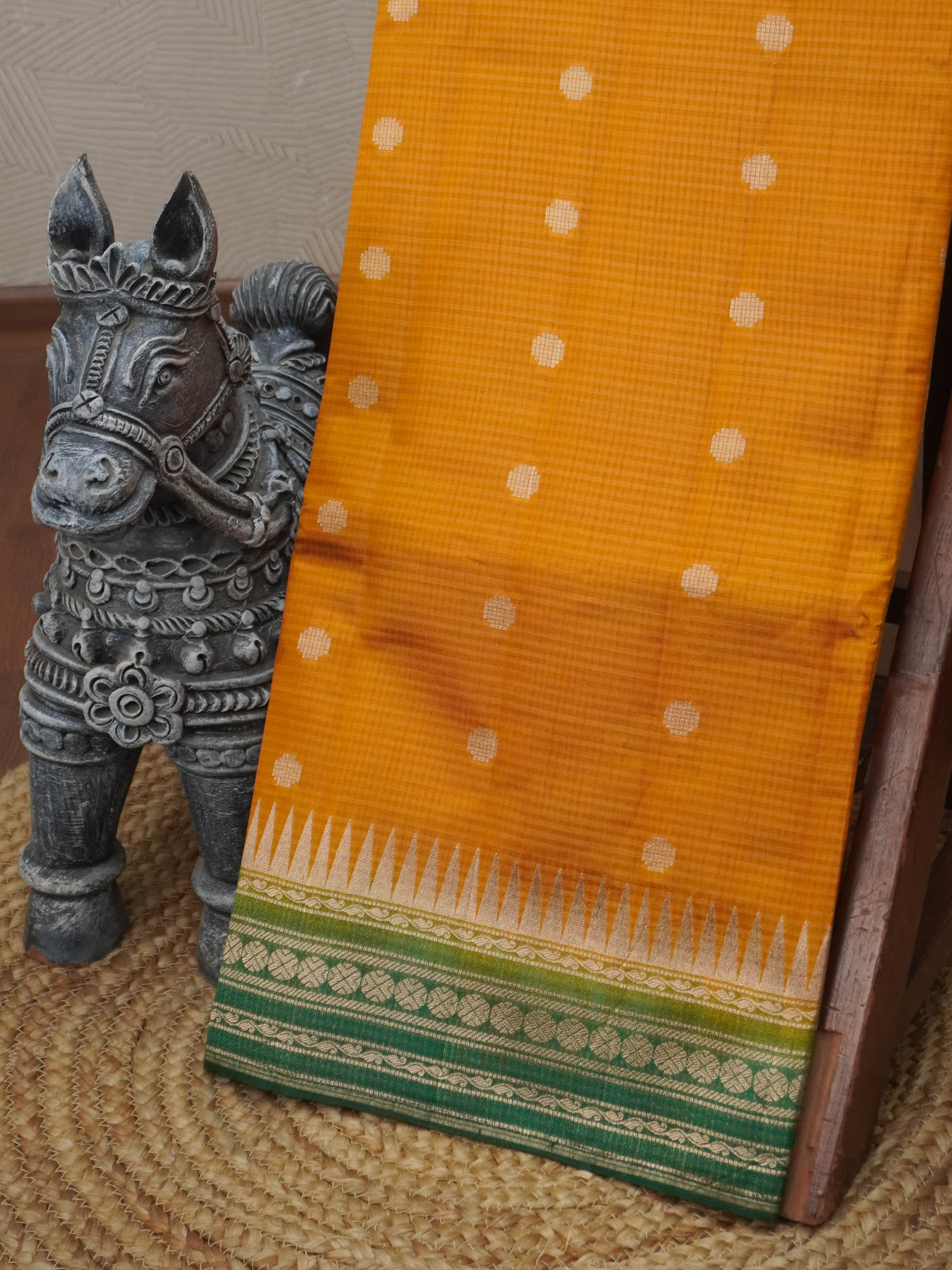Semi Tussar Silk Saree | TTDS3482
