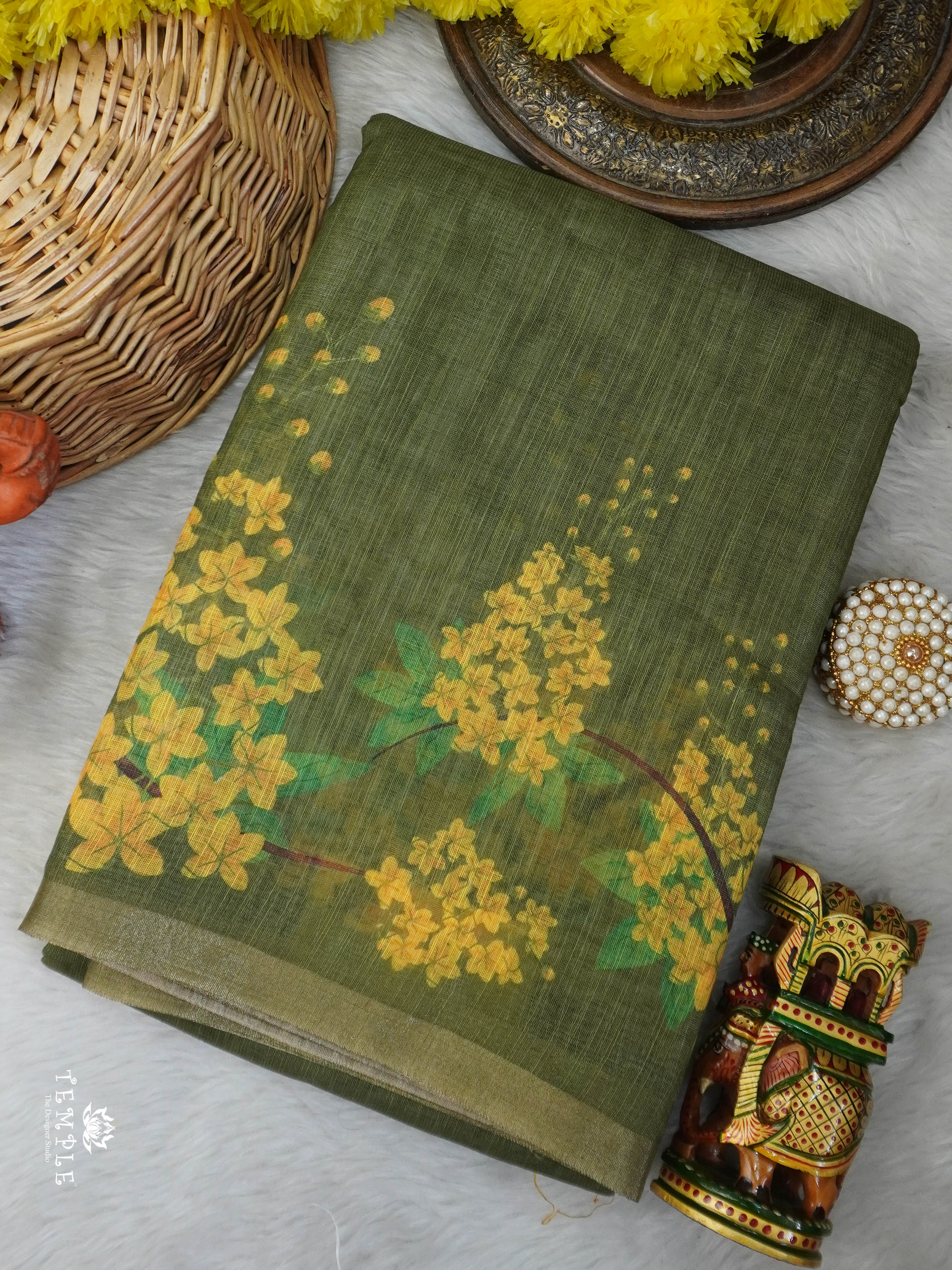 Chanderi Cotton Saree | TTDS3040