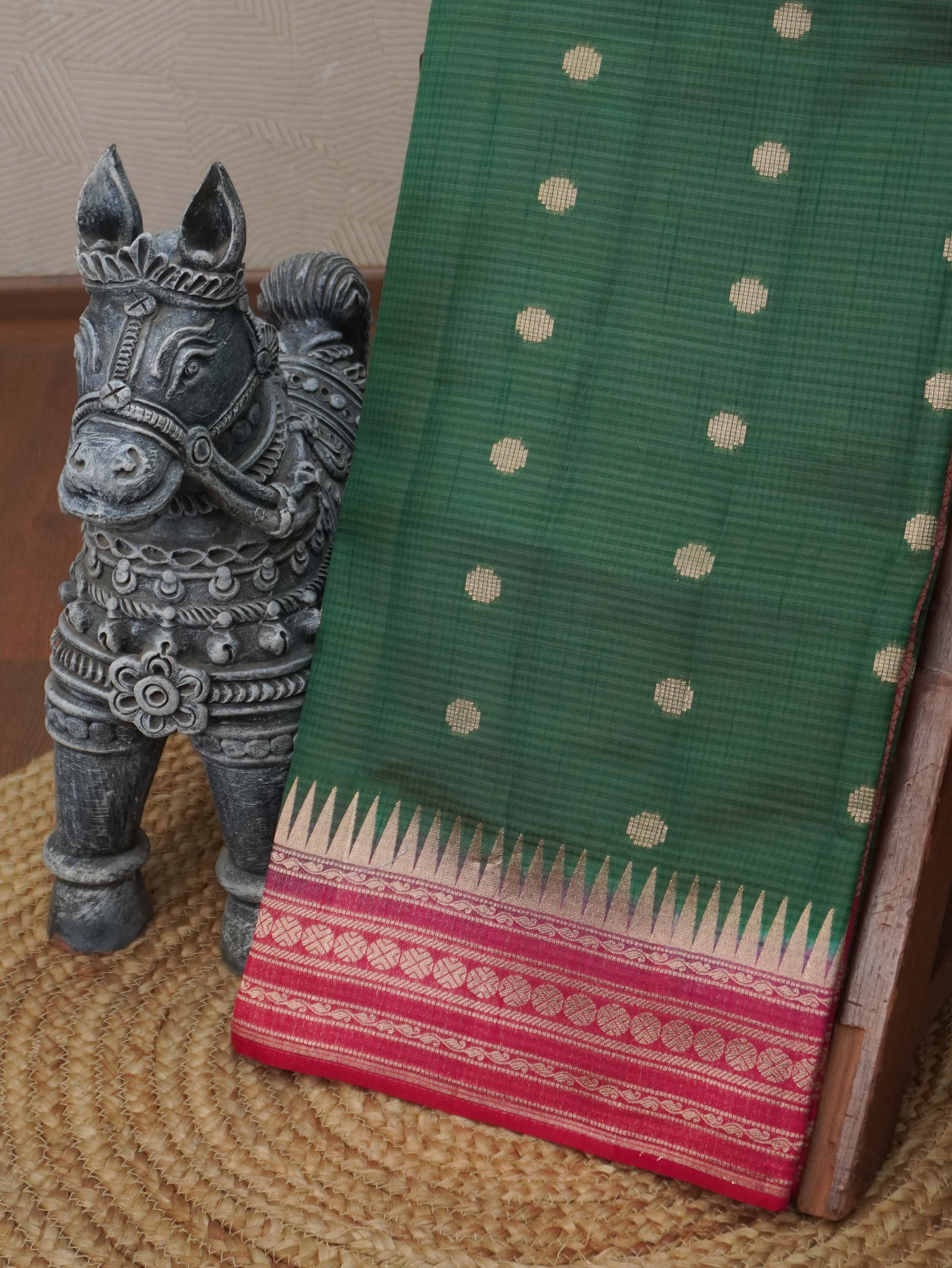 Semi Tussar Silk Saree | TTDS3482