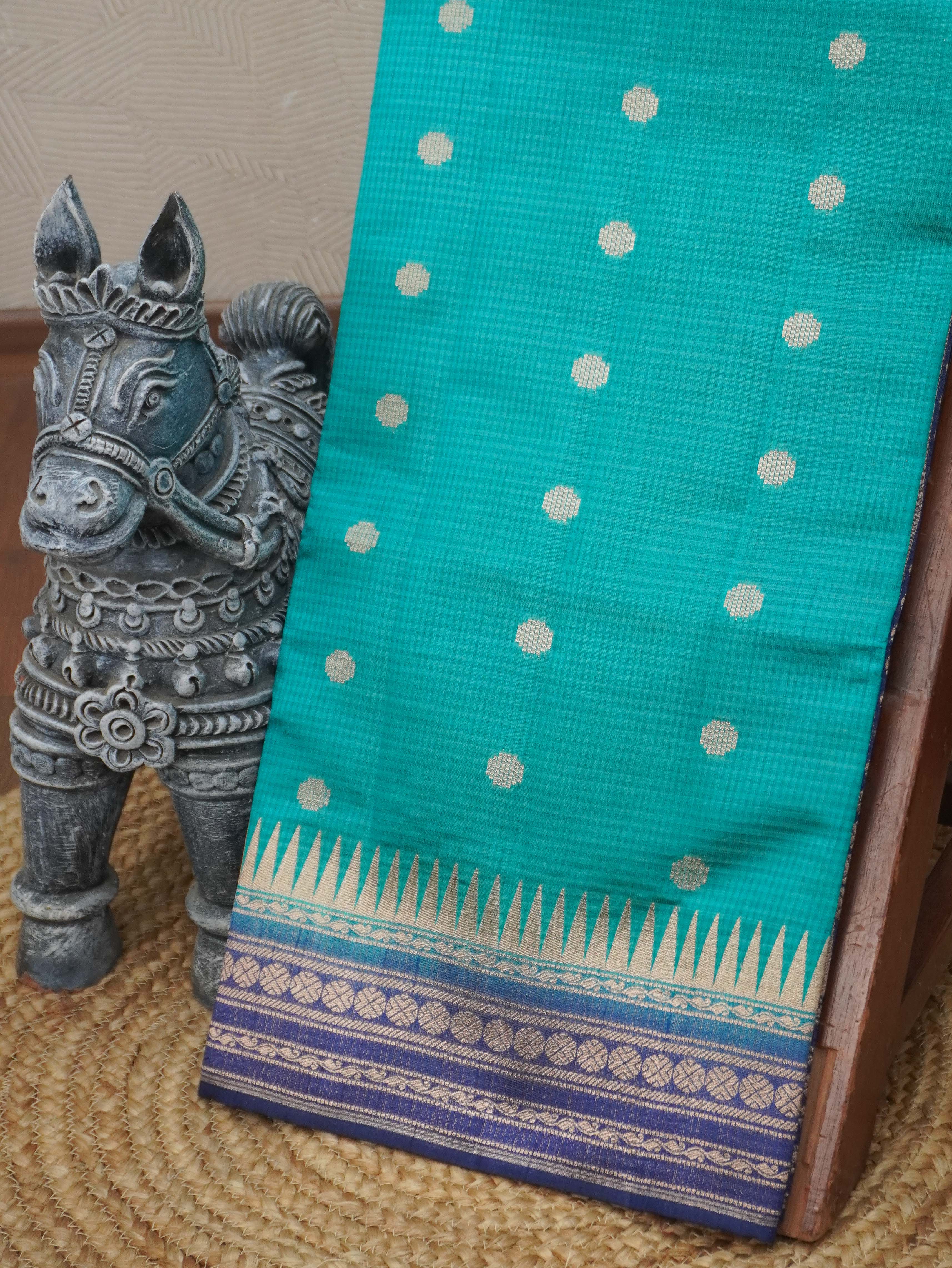 Semi Tussar Silk Saree | TTDS3482