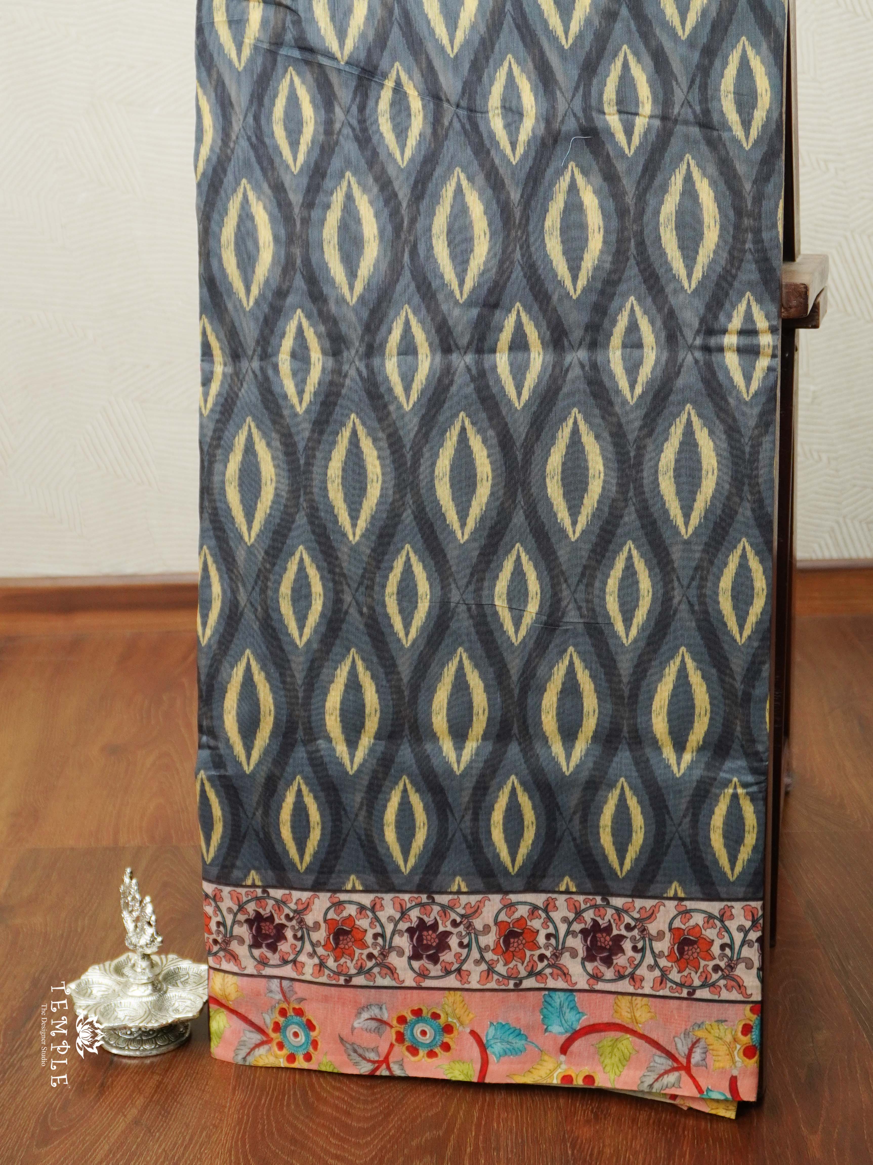 Varnika Printed Chanderi Cotton Saree | TTDS2098