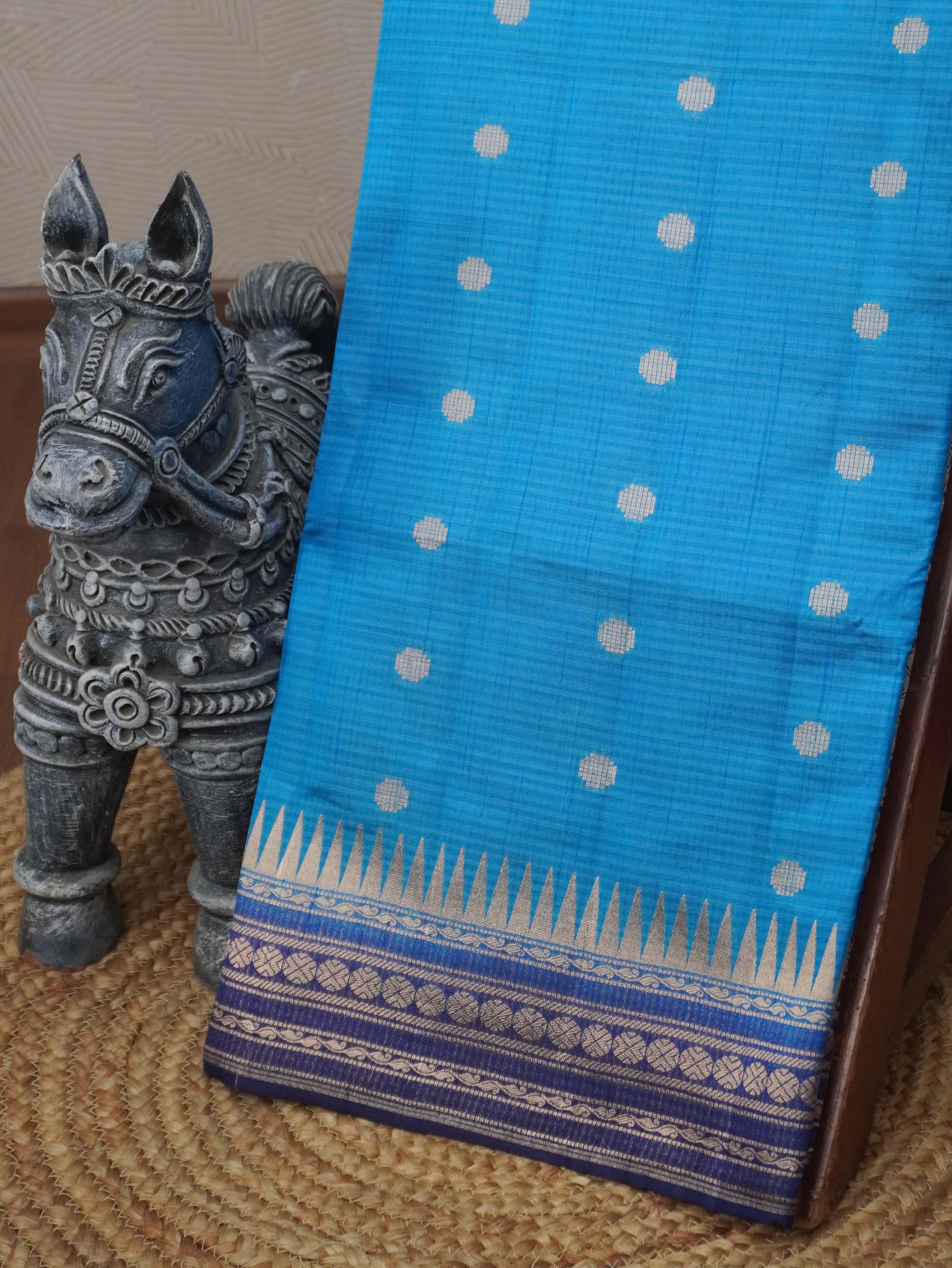 Semi Tussar Silk Saree | TTDS3482