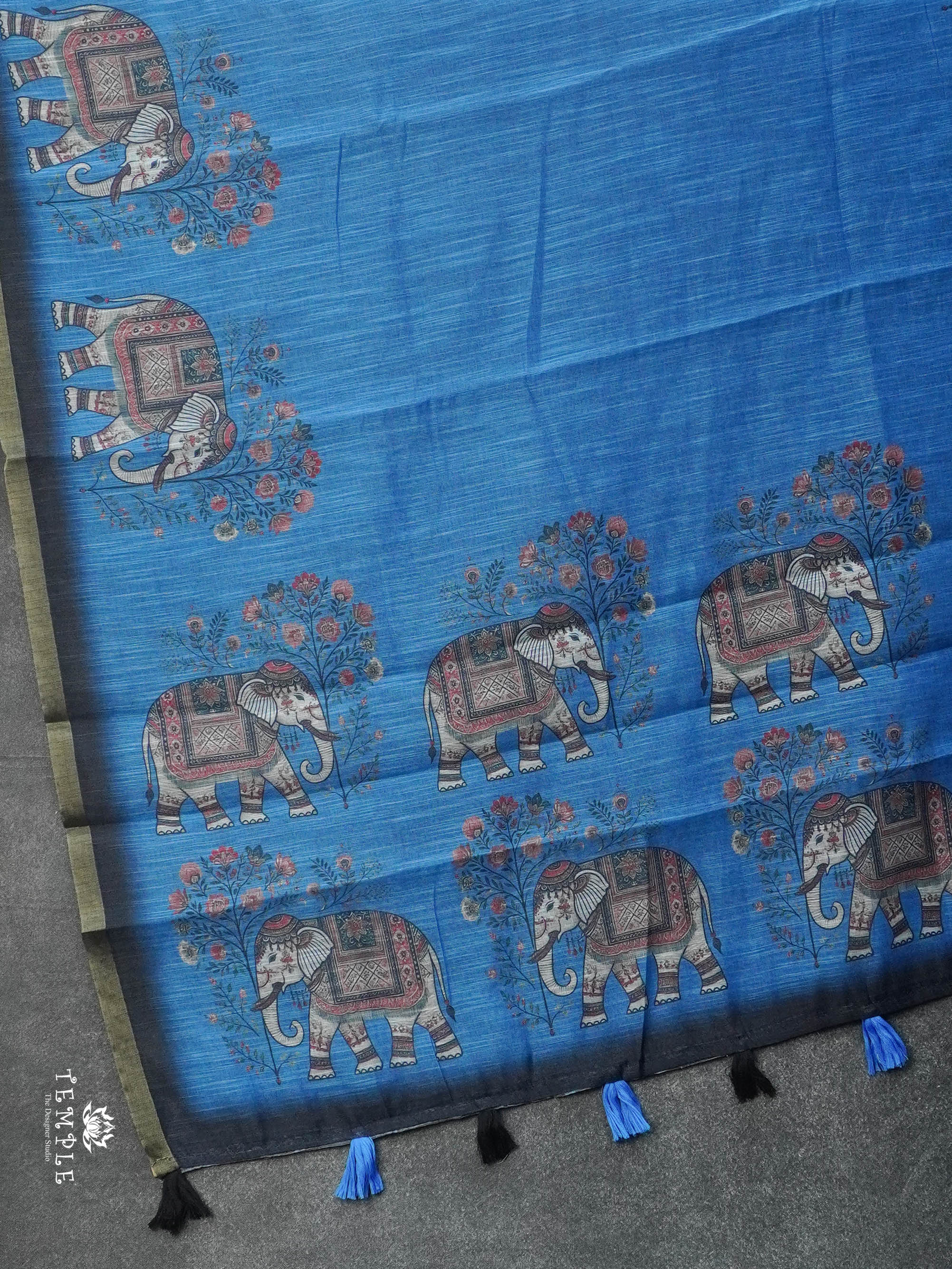 Linen Cotton Saree | TTDS3039